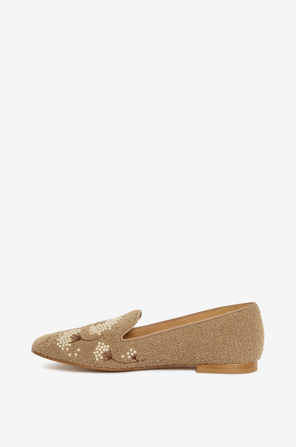 ARTEANA Mocassins brodés en textile fantaisie Achillea Femme BEIGE 3