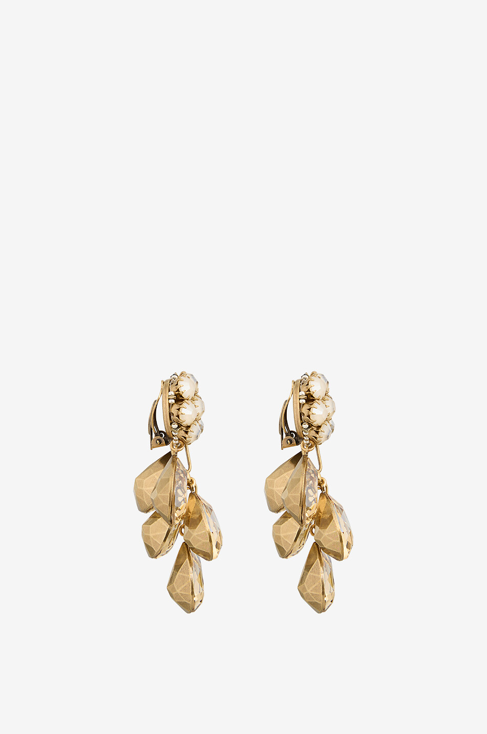 TATABORELLO Clips d'oreilles ornés de cristaux Mira Femme MULTICOLORE 3