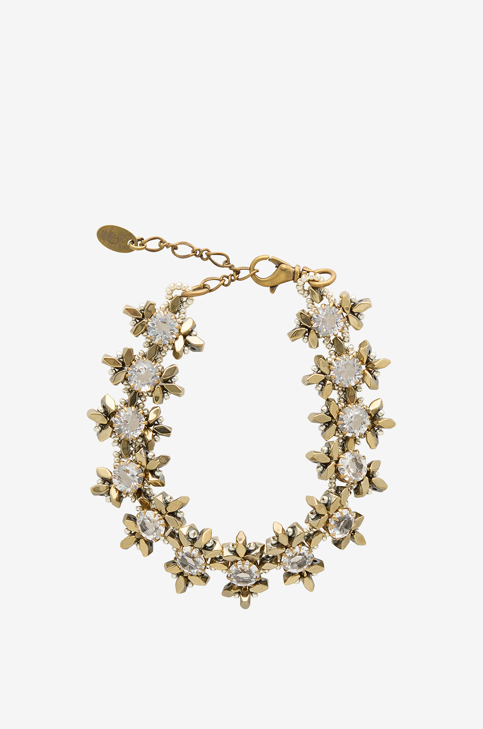 Armband mit Kristallen und Hämatit Merletto