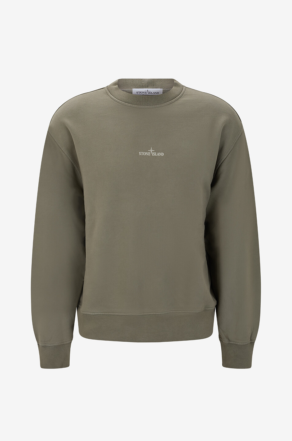 Sweat-shirt à col rond oversize 6100039 Organic Cotton Fleece Blurred Compass