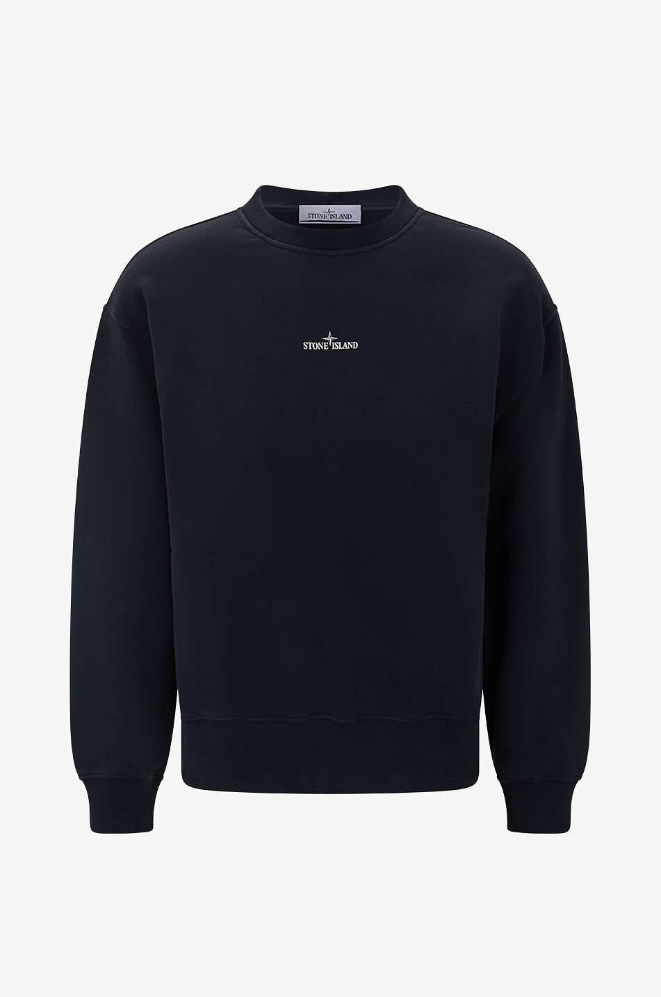 Sweat-shirt à col rond oversize 6100039 Organic Cotton Fleece Blurred Compass