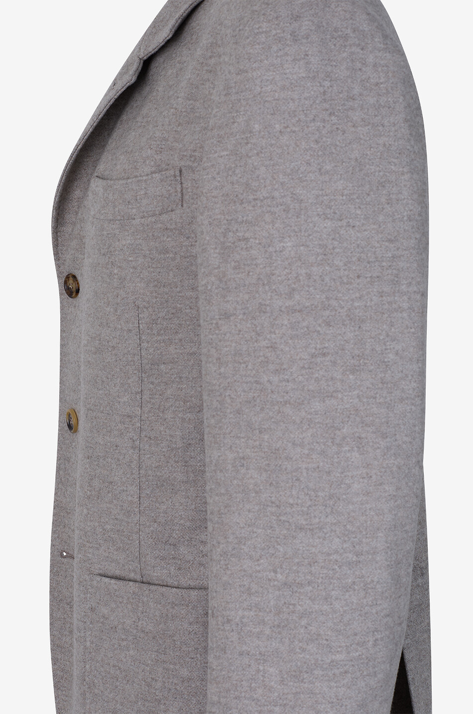 BRUNELLO CUCINELLI Lightweight water-resistant cashmere outerwear blazer Men BROWN 3