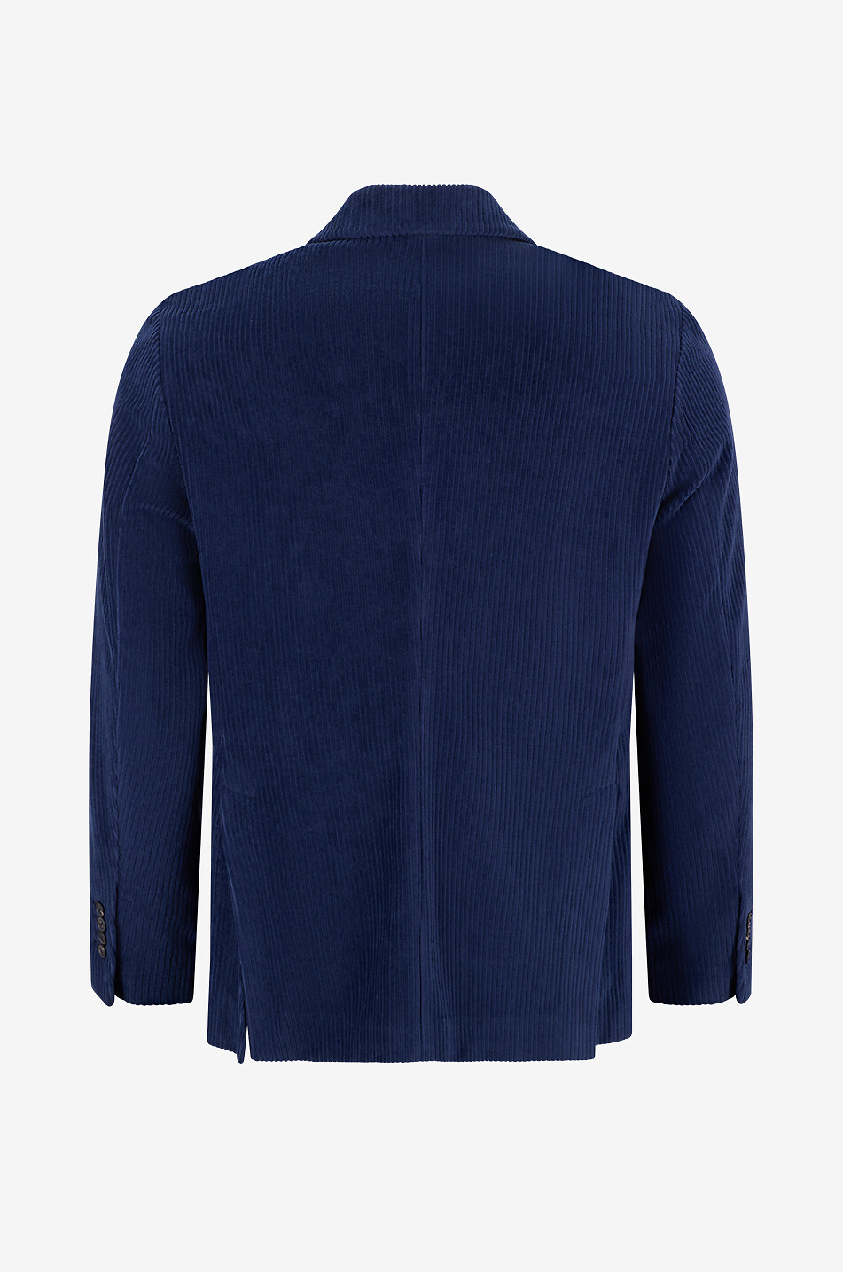 CIRCOLO 1901 Double-breasted cotton blend corduroy blazer Men DARK BLUE 2