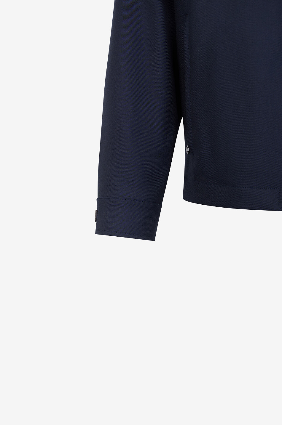 CORNELIANI Chemise surchemise à manches longues en laine vierge Homme BLEU FONCE 3