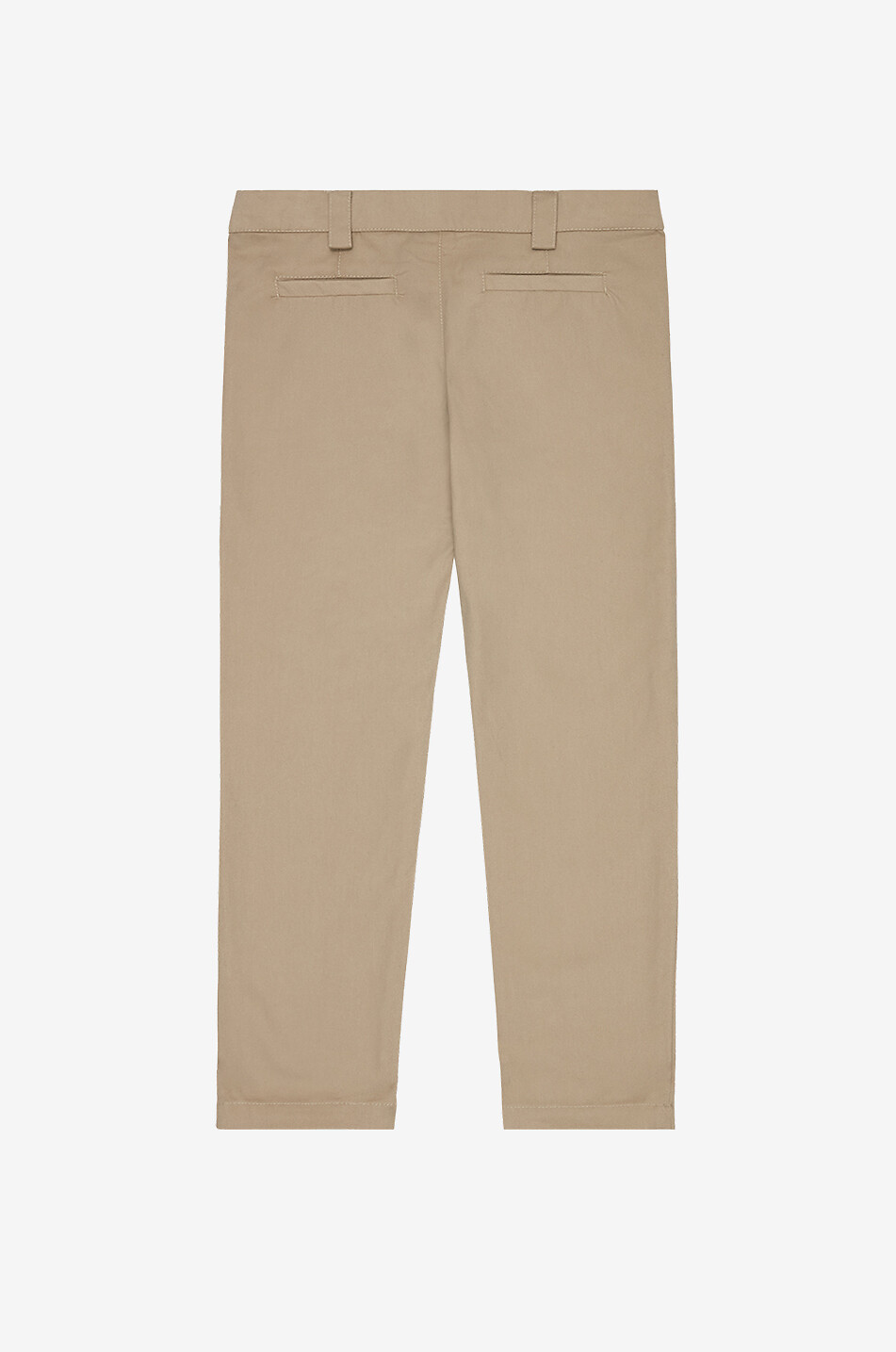 LA COQUETA Elio boy's straight-leg cotton chino trousers Boy BEIGE 2