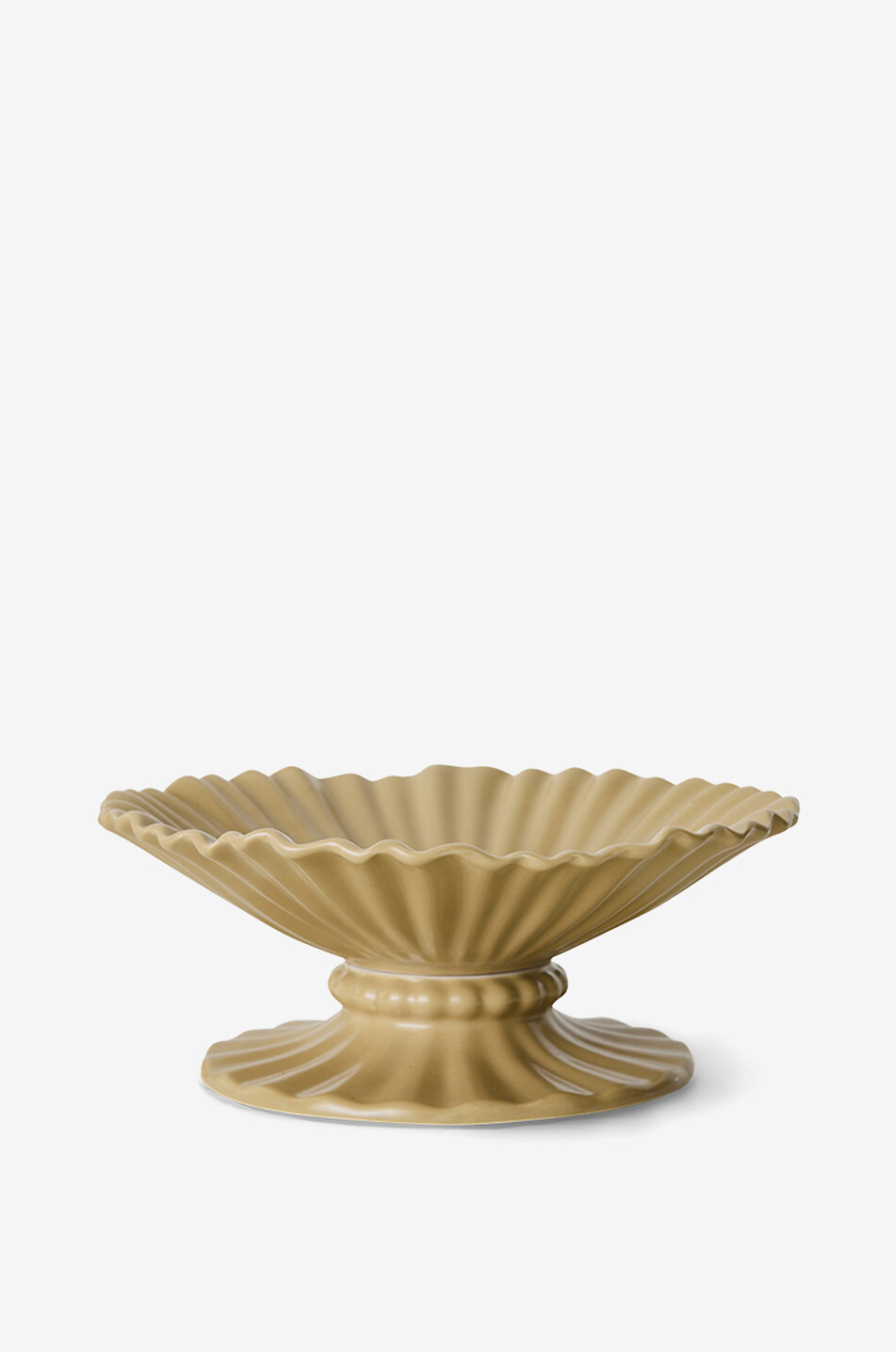 New Classics Ribble ribbed stoneware footed cup