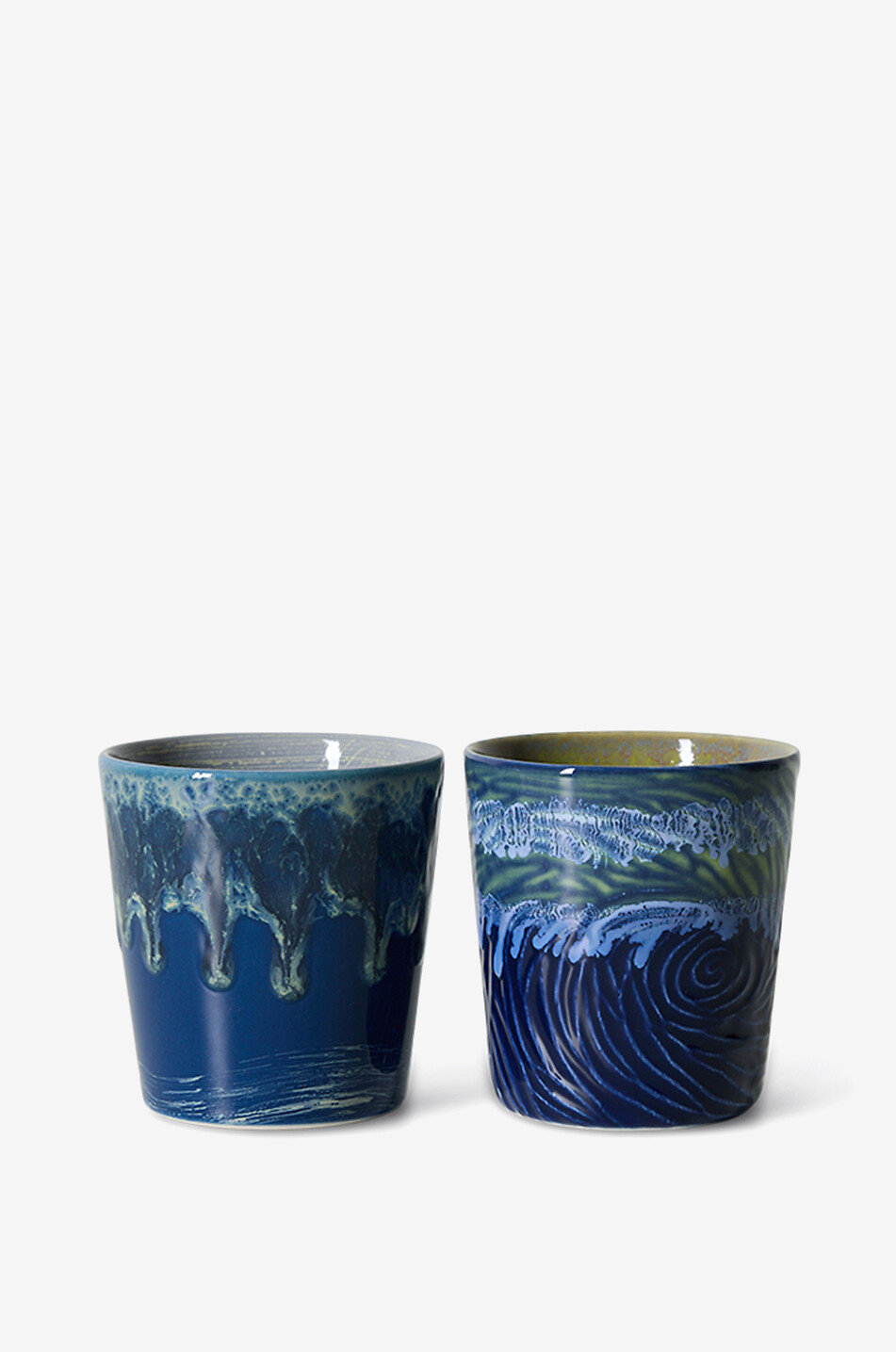 Van Gogh Starry Night stoneware coffee cups set of two