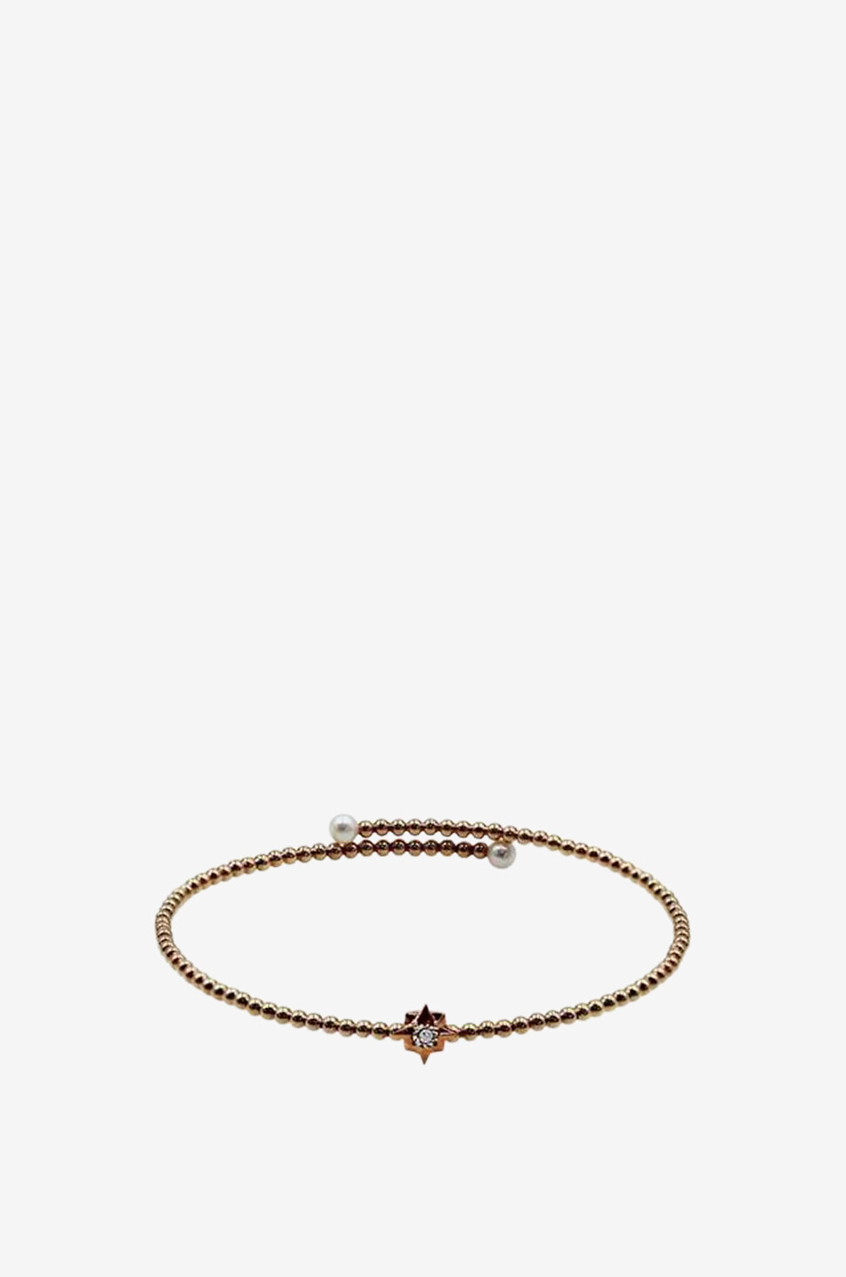 RITA CHRISTENSEN Must Have - Étoile - yellow gold and diamond bracelet Women GOLDEN 1