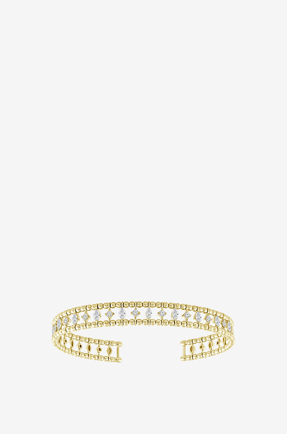 Armreif aus Gelbgold und Diamanten Must Have