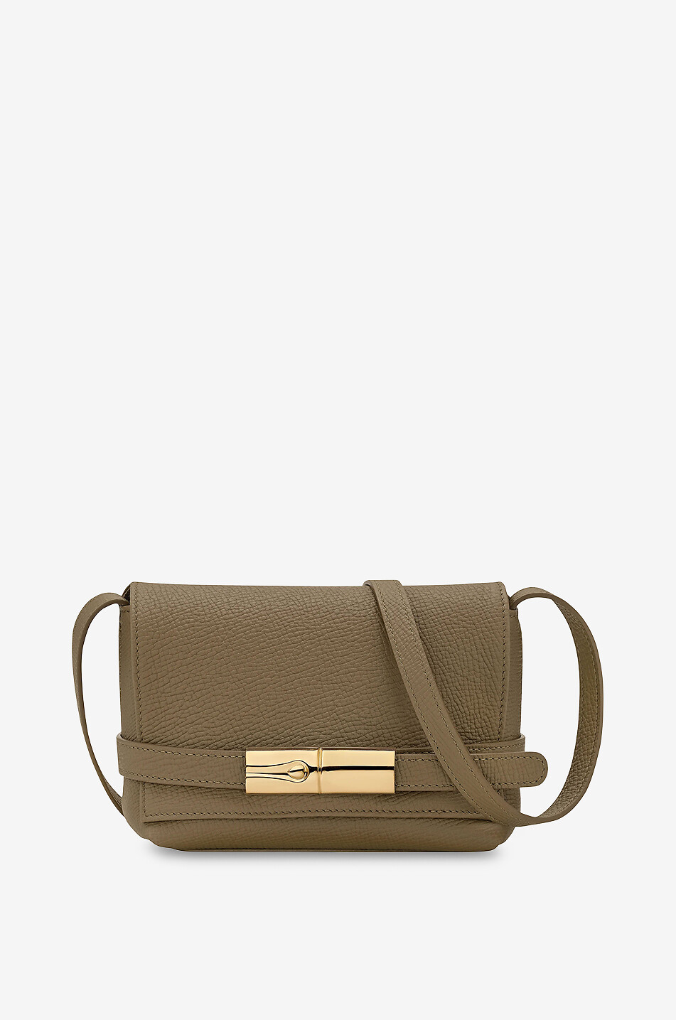 Le Smart S grained leather crossbody bag