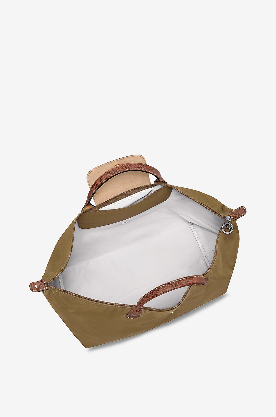 LONGCHAMP Reisetasche aus recyceltem Canvas Le Pliage Original S Damen KHAKI 4