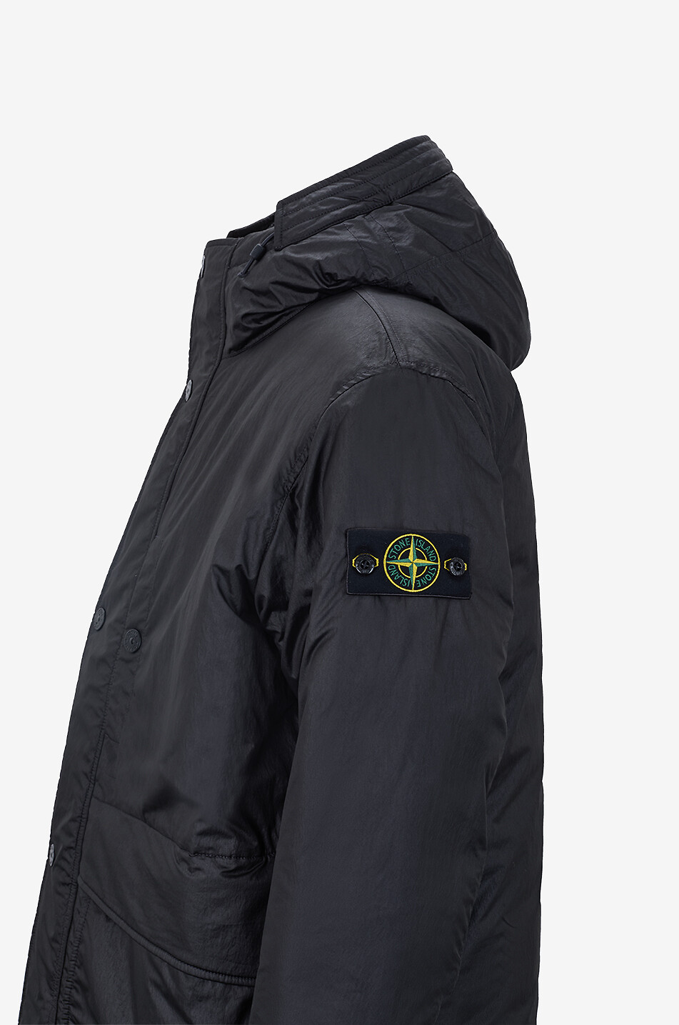 STONE ISLAND Kurze Parka mit Kapuze aus technischem Gewebe 4100011 Herren SCHWARZ 3