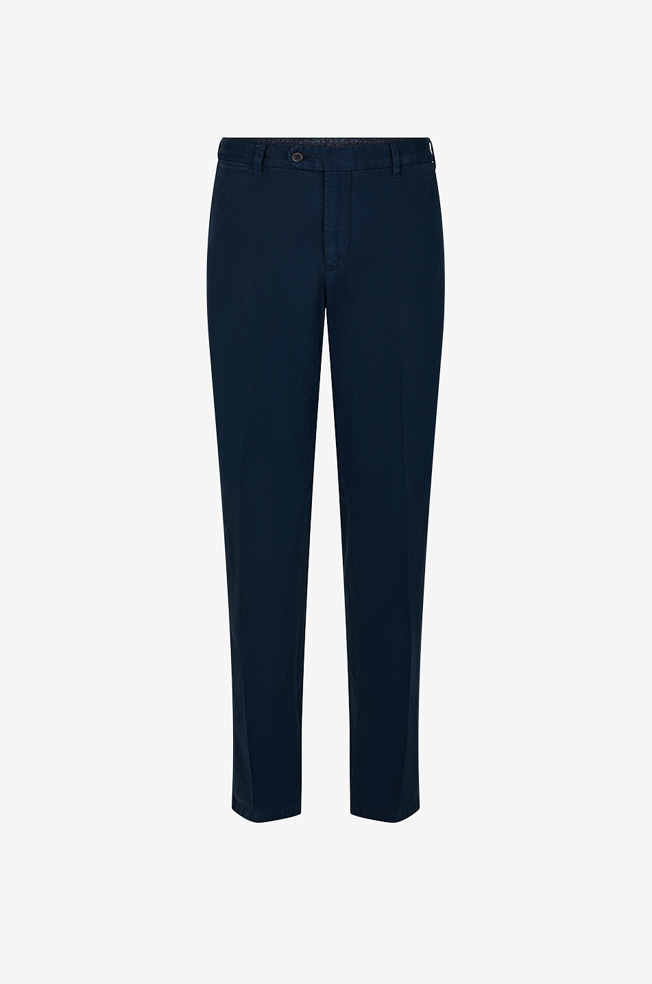 FEDELI Old Boston Twill straight-leg blended cotton trousers Men DARK BLUE 1