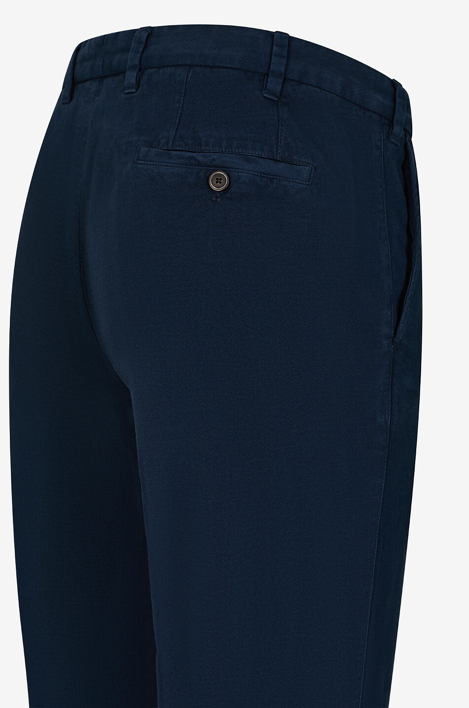 FEDELI Old Boston Twill straight-leg blended cotton trousers Men DARK BLUE 3