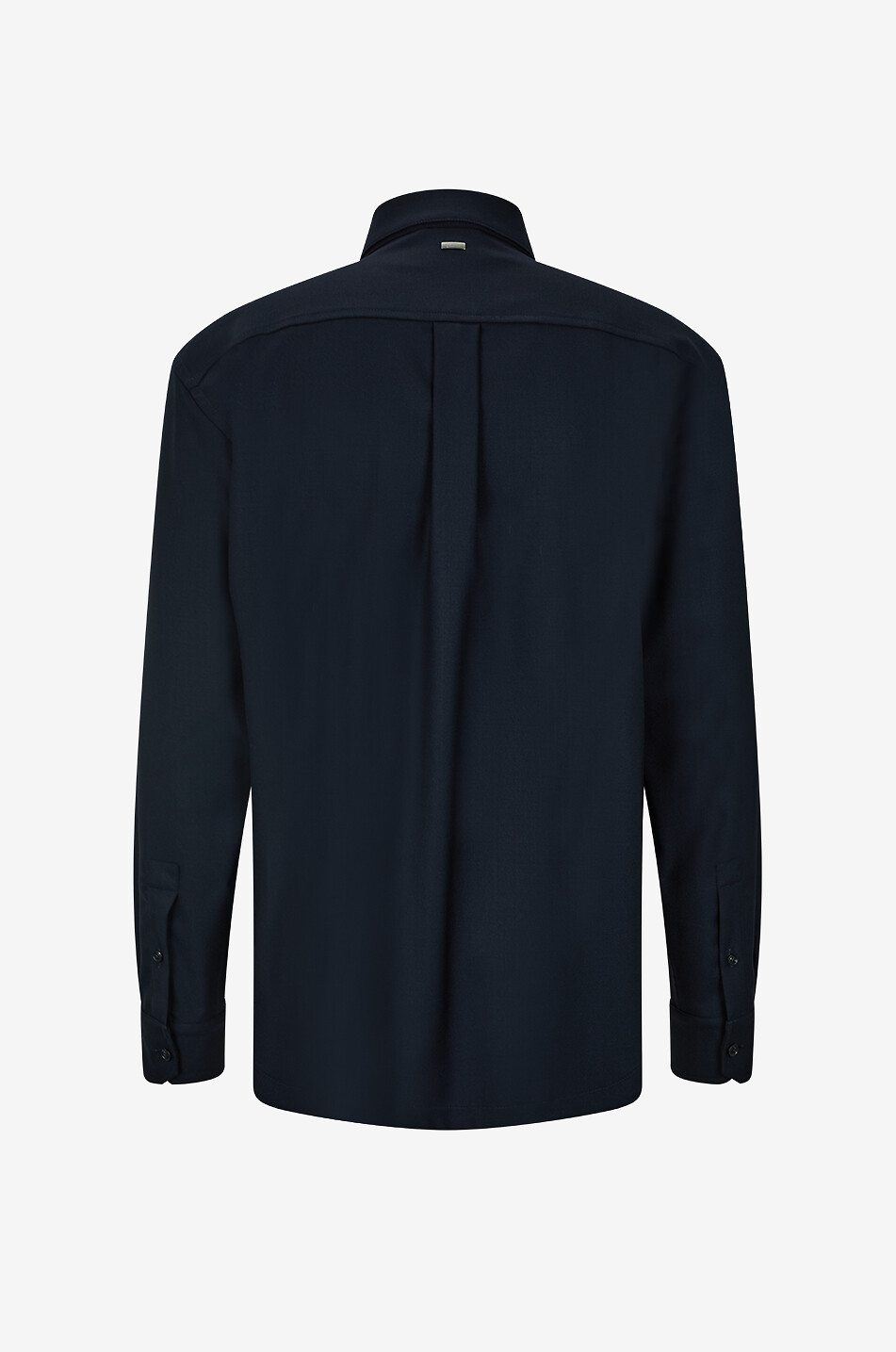 HERNO Chemise à manches longues en laine mélangée Homme BLEU FONCE 2