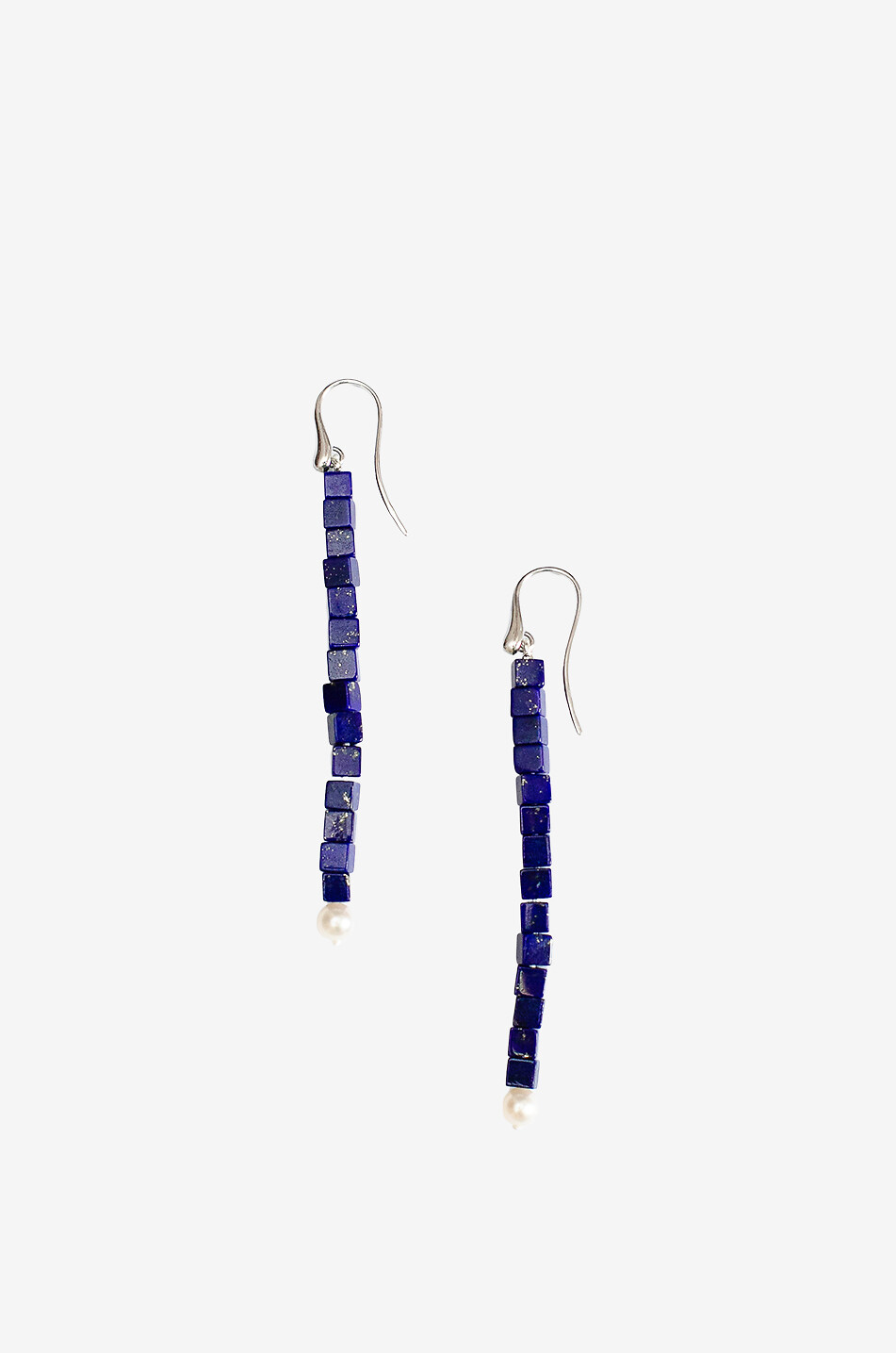 LE SUNDIAL Ohrhänger aus Lapislazuli und Perlen Inés Damen DUNKELBLAU 1