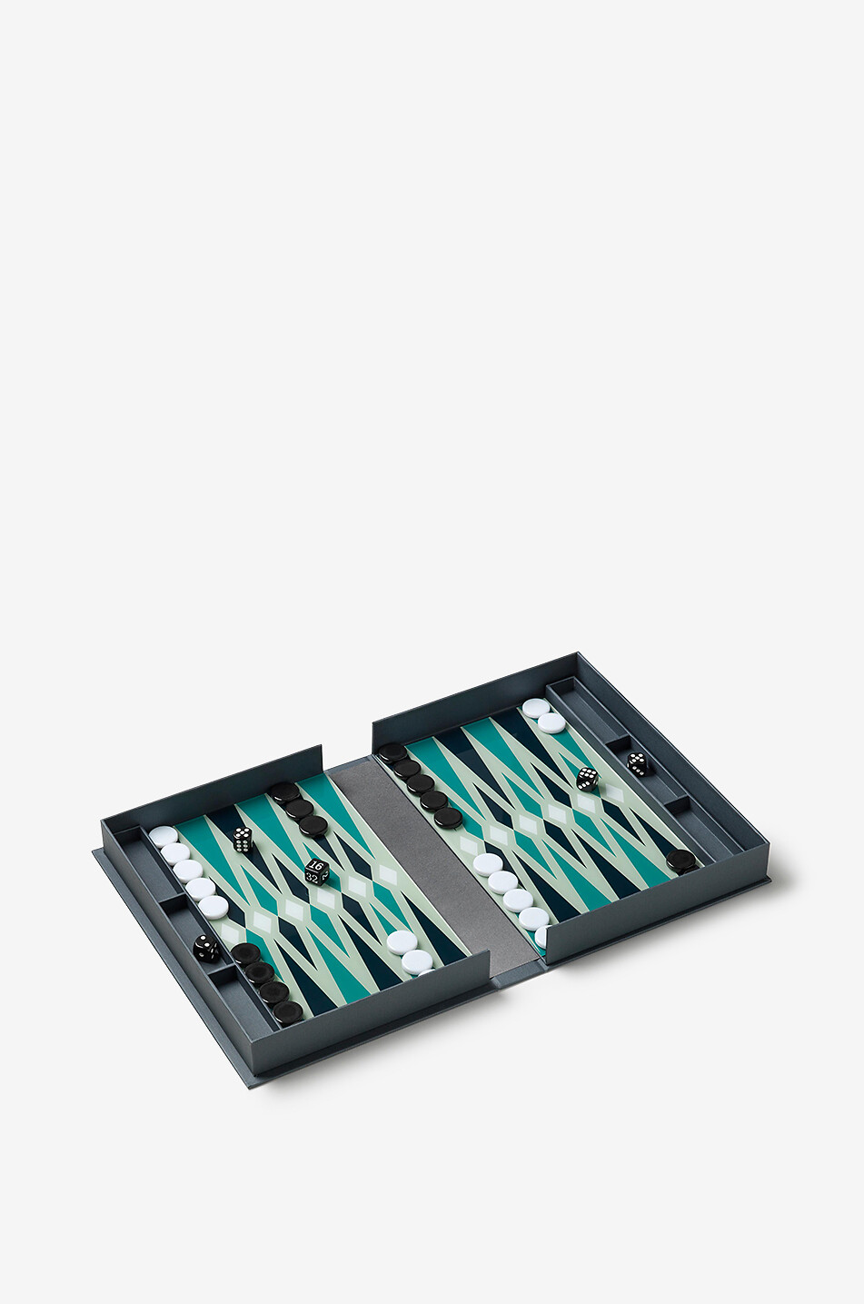 PRINTWORKS Classic backgammon set Home BLUE 6