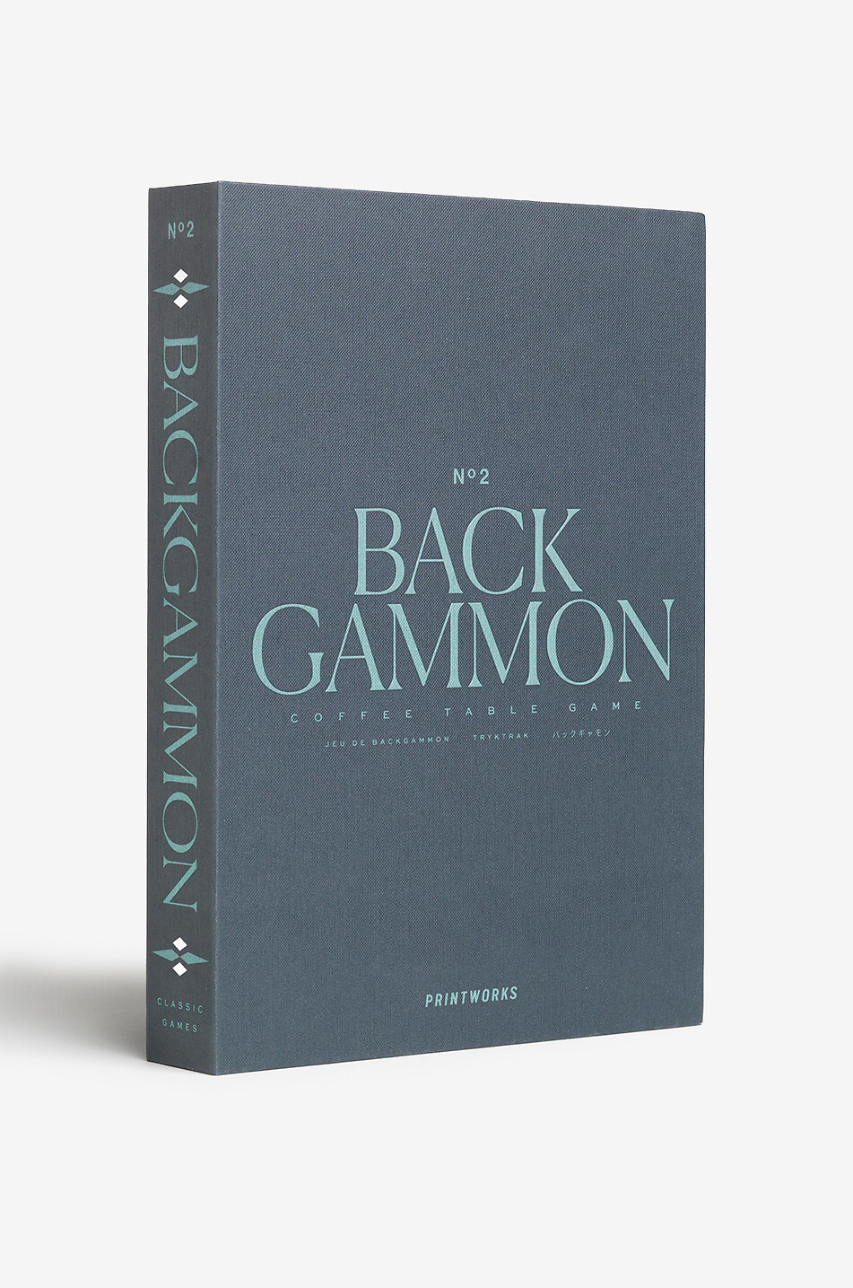 PRINTWORKS Classic backgammon set Home BLUE 7