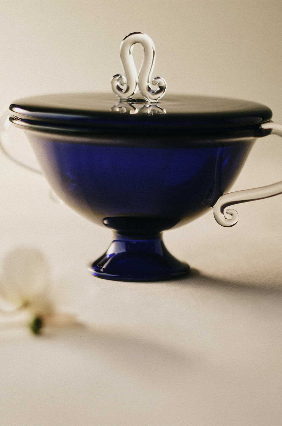 SOPHIE LOU JACOBSEN Borosilicate glass storage jar with lid and handles Home MULTI COLOURED 2