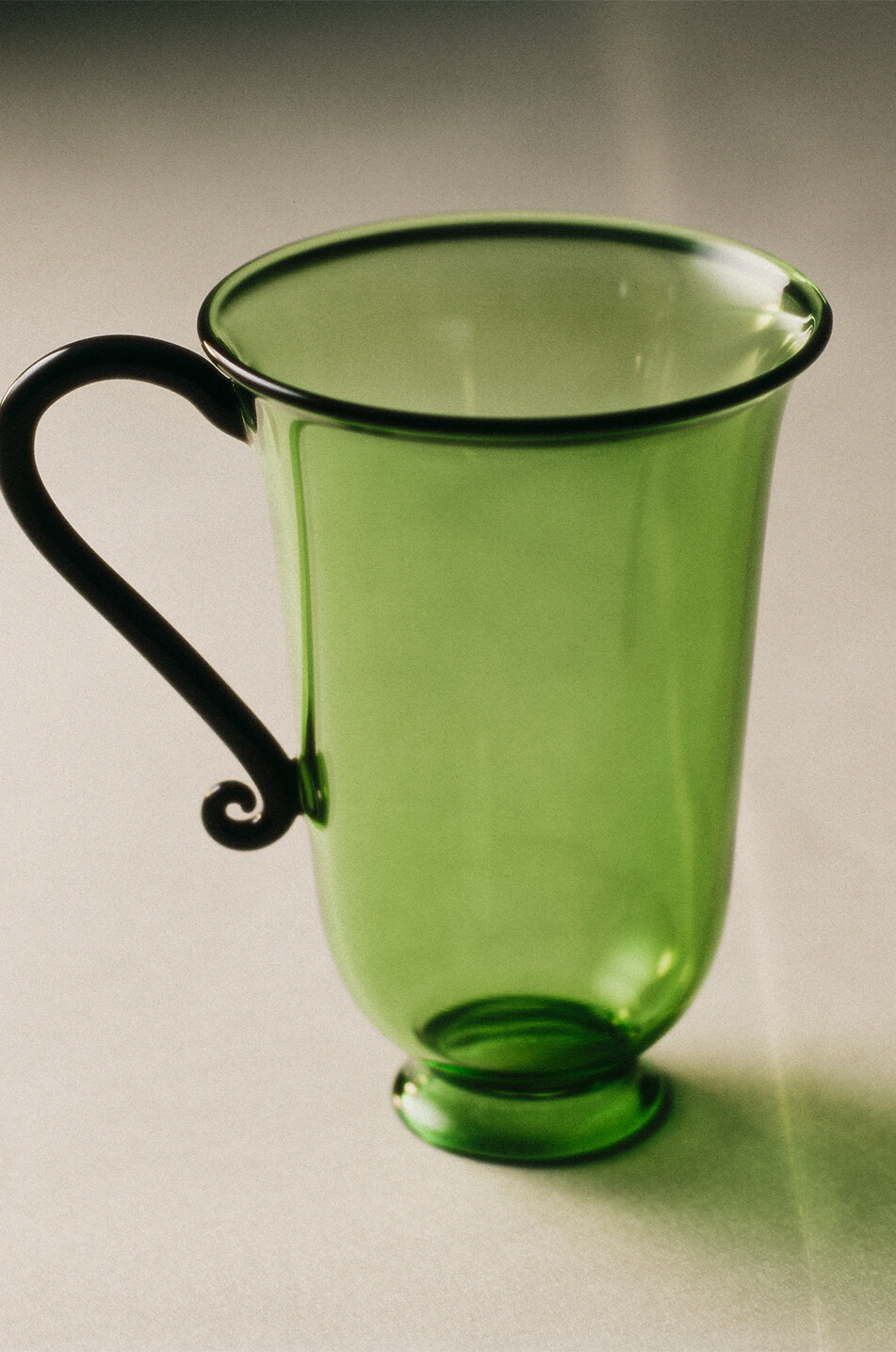 SOPHIE LOU JACOBSEN Lot de deux grandes tasses en verre borosilicate à anse Maison MULTICOLORE 2