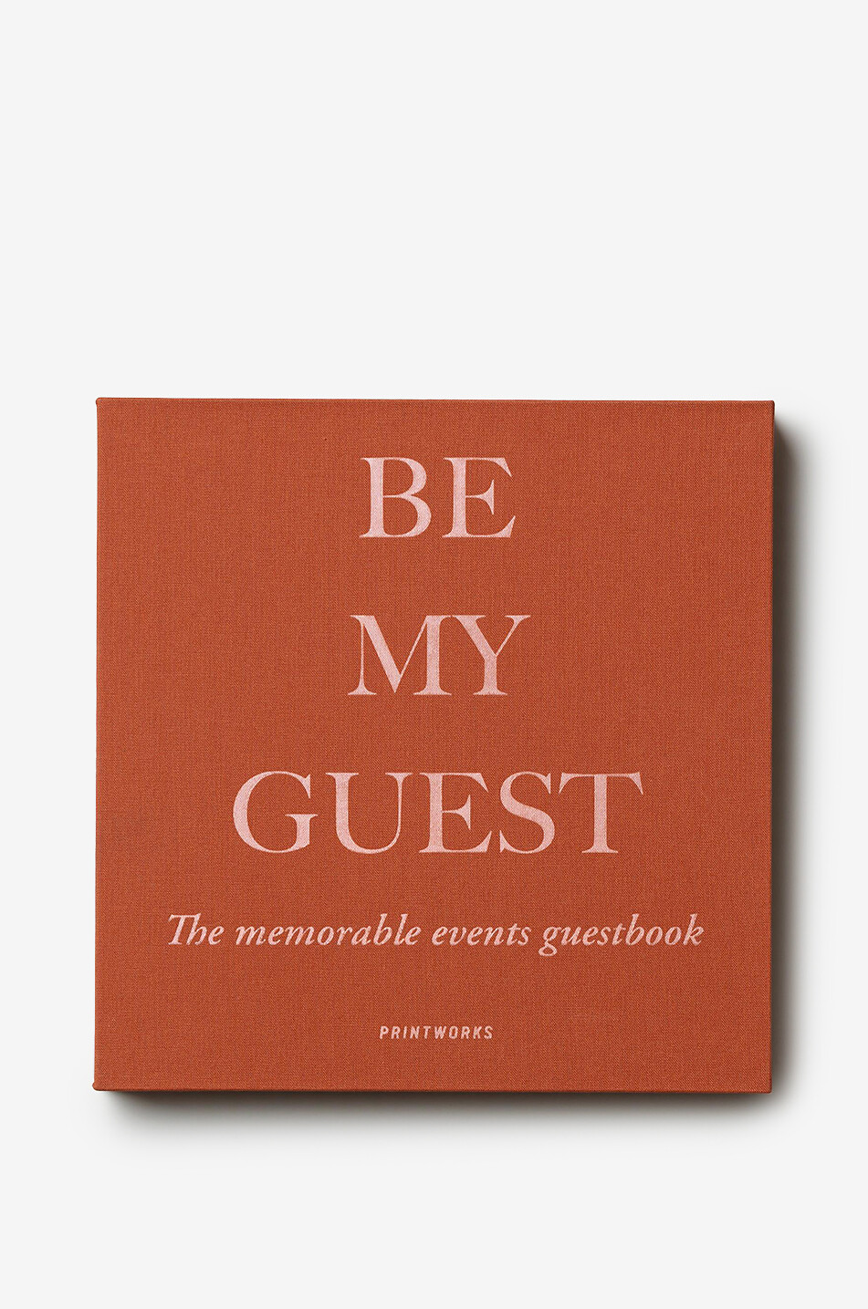 Be My Guest fabric-cover guest book