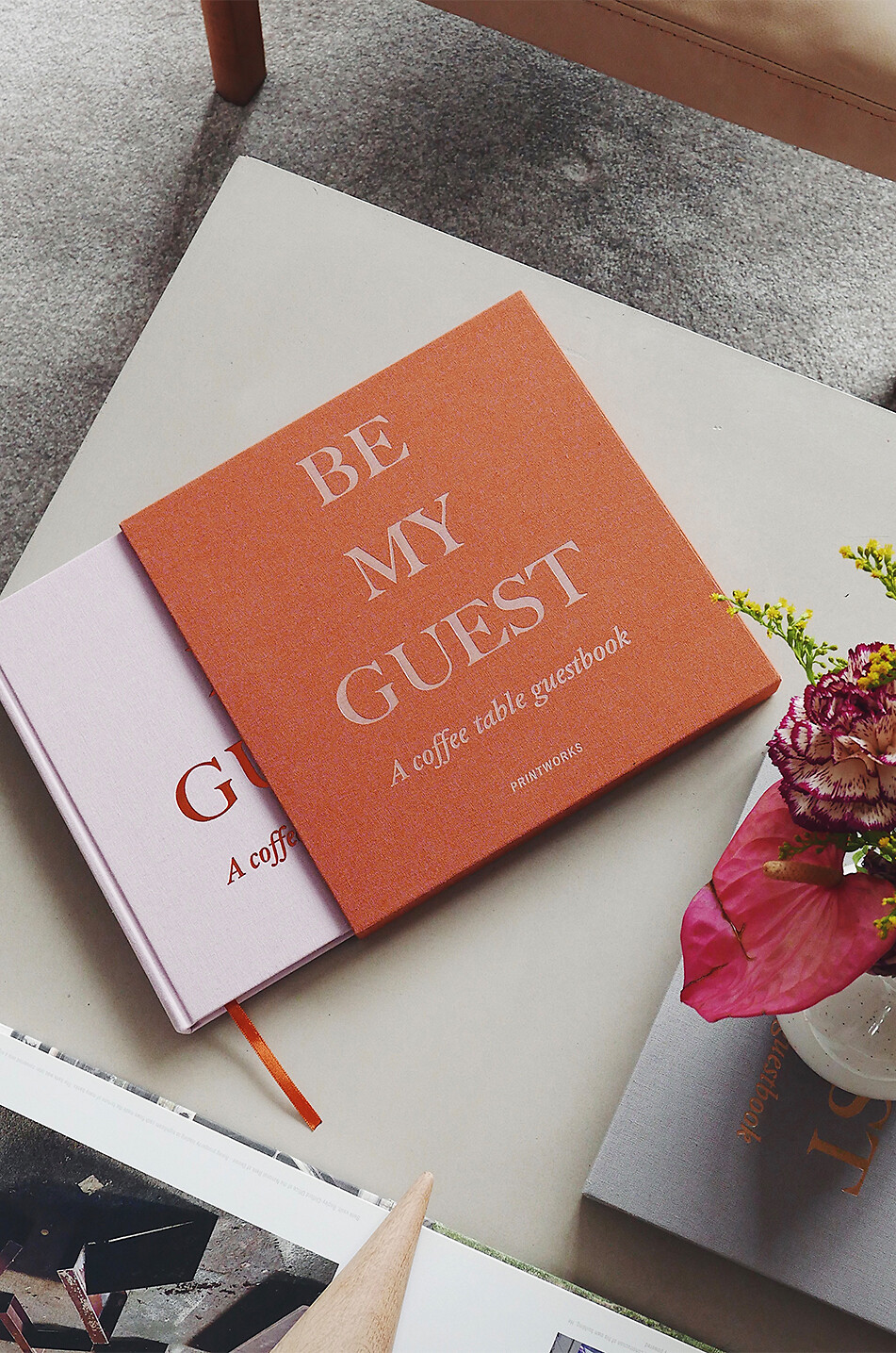 PRINTWORKS Be My Guest fabric-cover guest book Home MULTI COLOURED 1 3