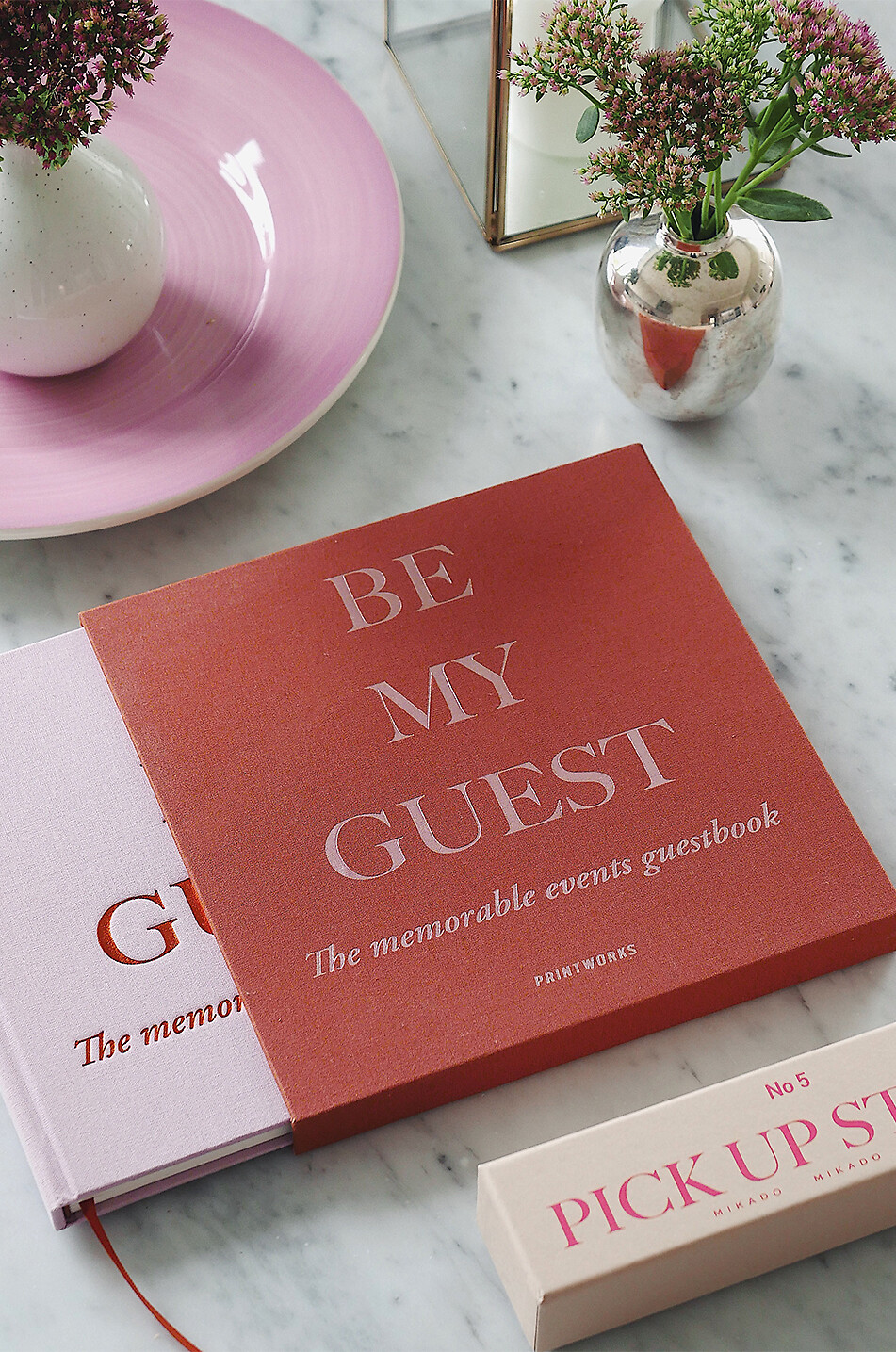 PRINTWORKS Be My Guest fabric-cover guest book Home MULTI COLOURED 1 5