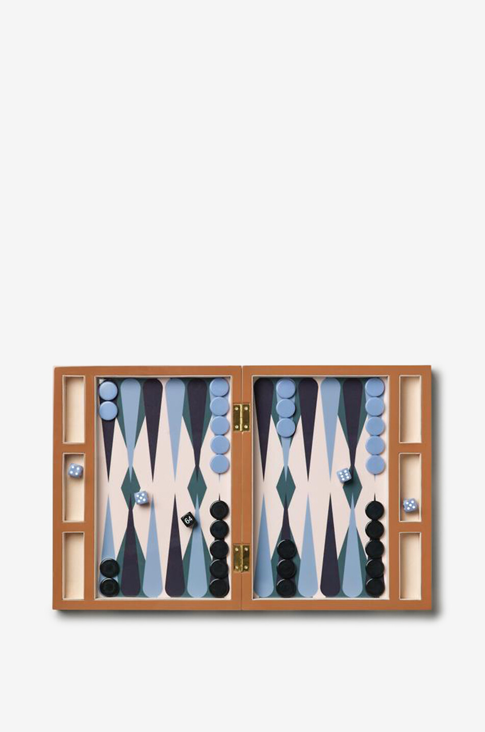PRINTWORKS Geometric lacquered wood backgammon set Home MULTI COLOURED 8
