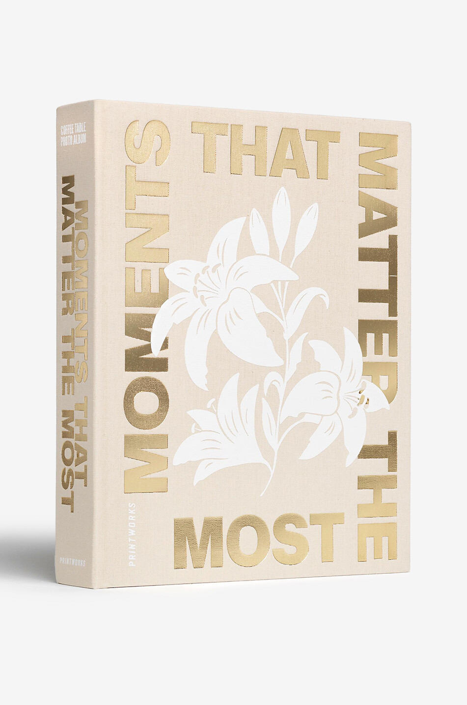 PRINTWORKS Album photo à anneaux en lin Moments That Matter The Most Maison BEIGE 8