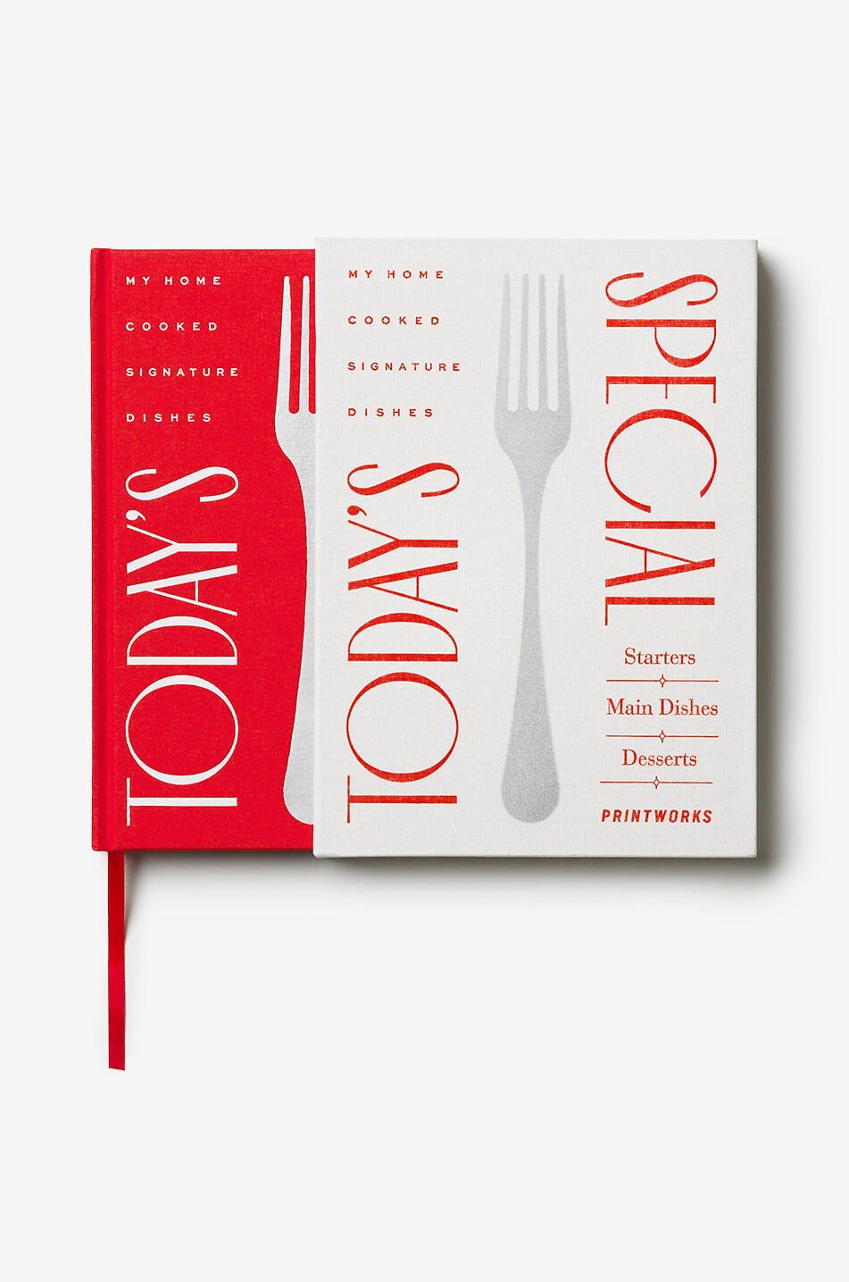 PRINTWORKS Carnet de recettes à couverture toilée Today's Special Maison MULTICOLORE 8