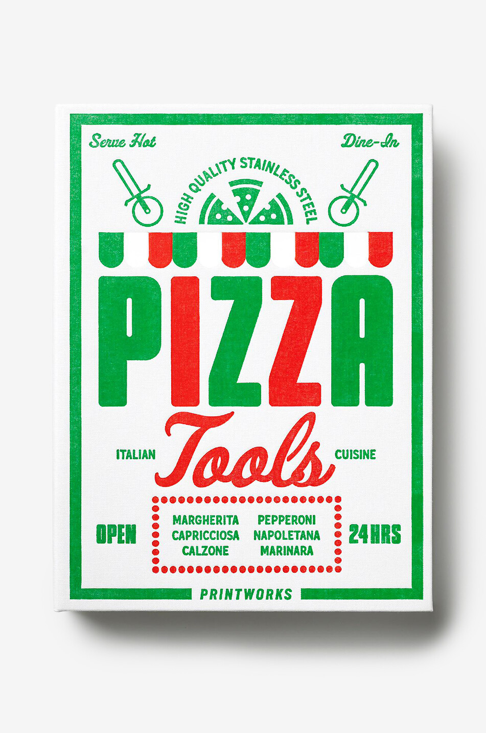 Lot de deux ustensiles à pizza en acier inoxydable