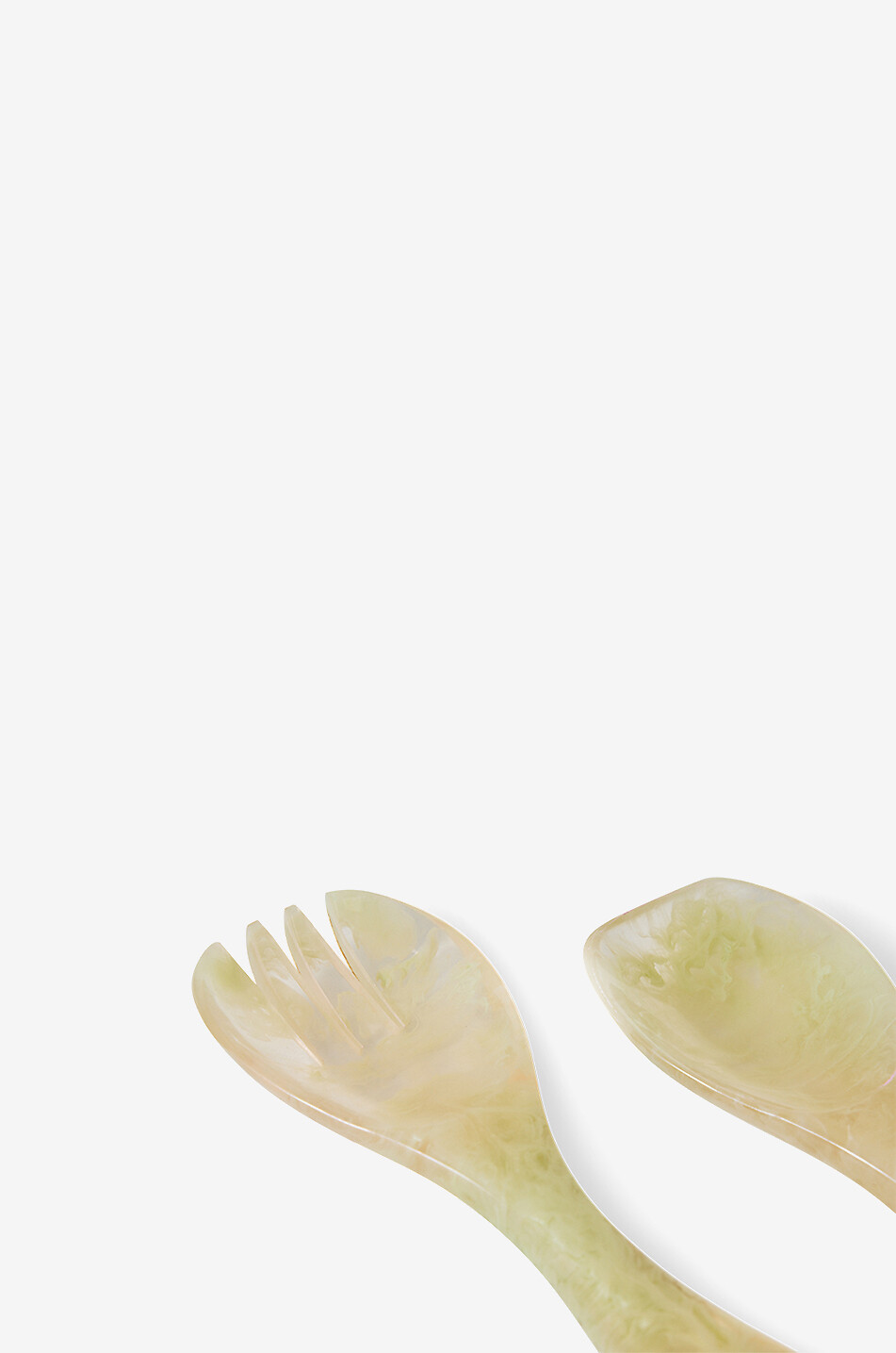 HKLIVING Couverts à salade en résine Mist Green Maison MULTICOLORE 4
