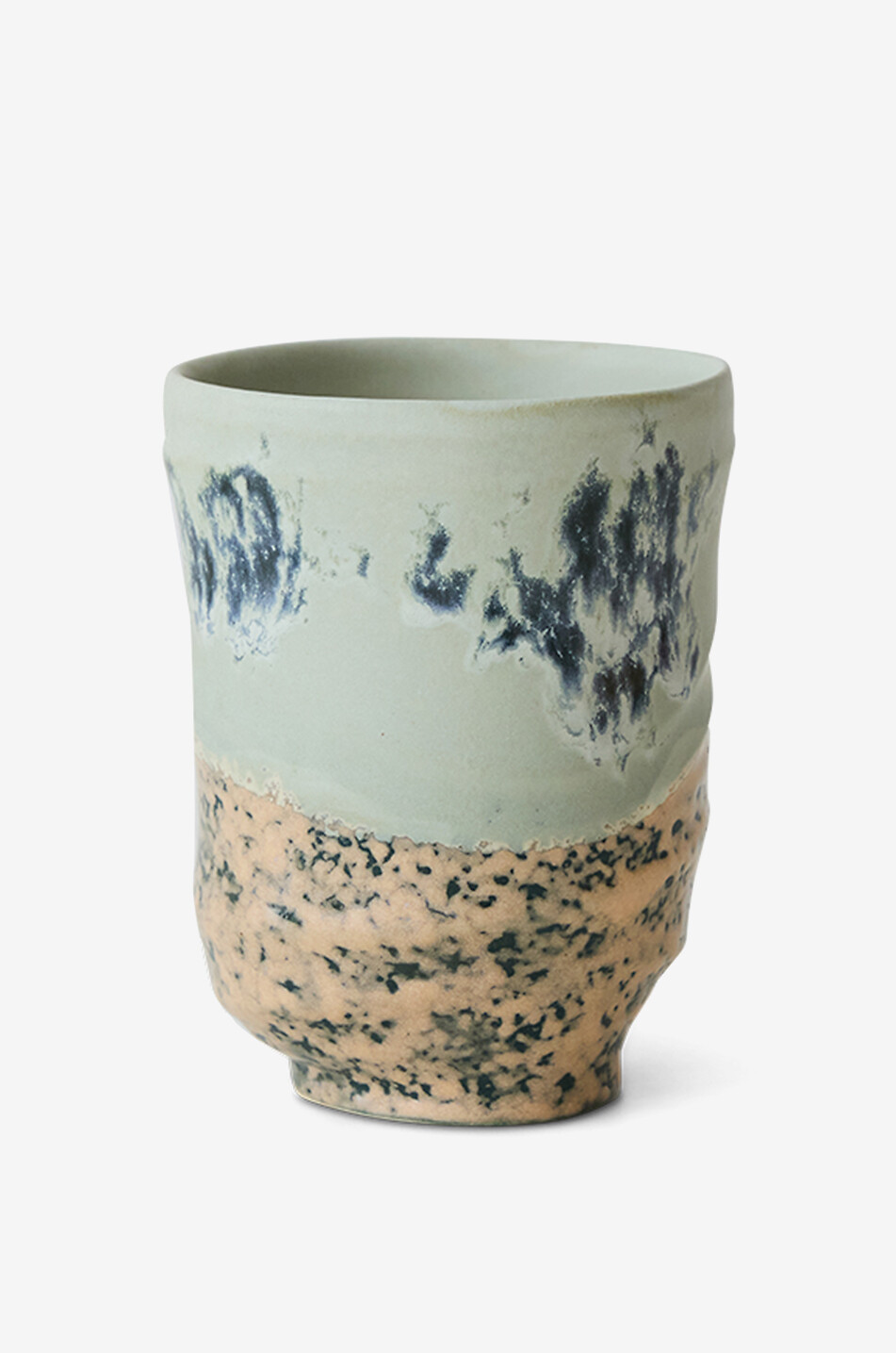 HKLIVING Handgemachte Steingut-Kaffeetasse Fused Haus BUNT 1
