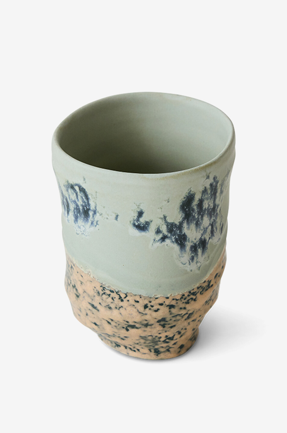 HKLIVING Handgemachte Steingut-Kaffeetasse Fused Haus BUNT 2