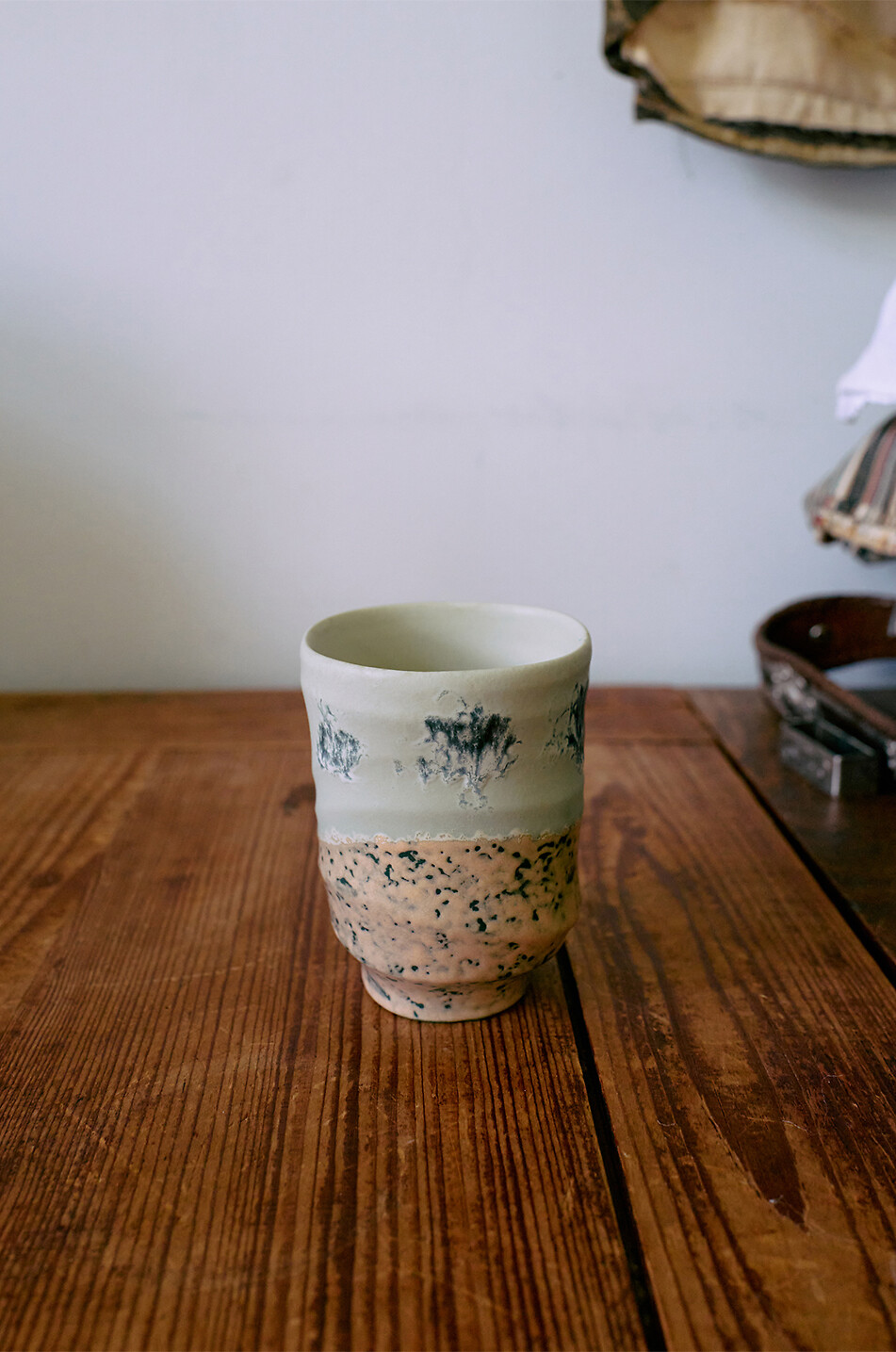 HKLIVING Handgemachte Steingut-Kaffeetasse Fused Haus BUNT 3