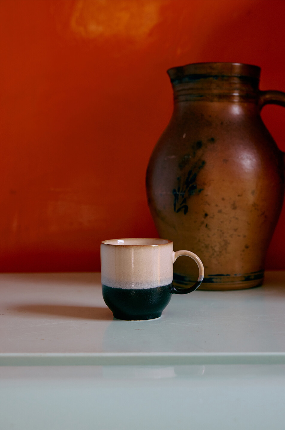 HKLIVING 70s Ceramics set of 4 stoneware coffee cups - H8 Home MULTI COLOURED 1 4