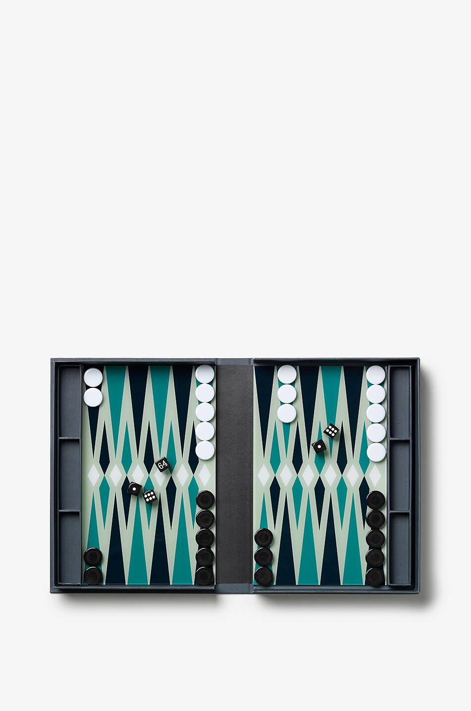 PRINTWORKS Classic backgammon set Home BLUE 2