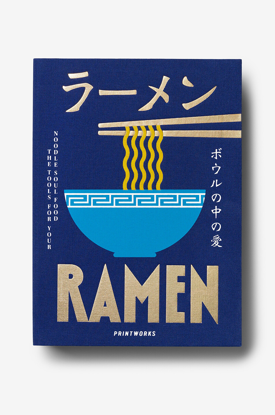 Coffret livre et ustensiles de cuisine pour ramen en bambou et acier