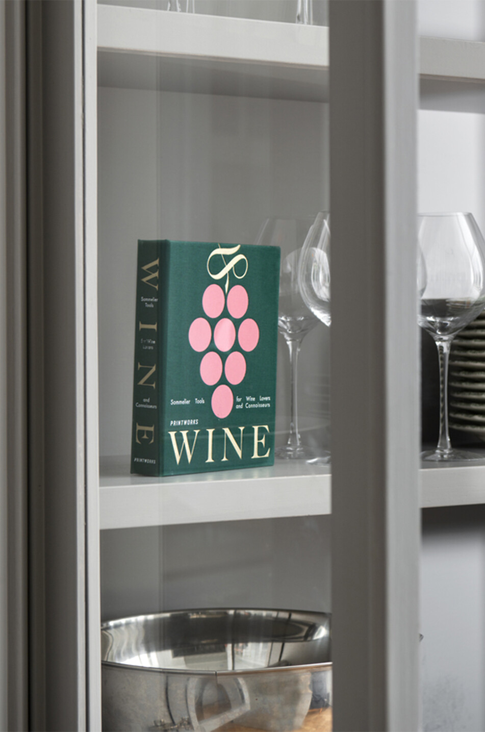 PRINTWORKS Wine accessories gift set in steel with corkscrew Home GREEN 6