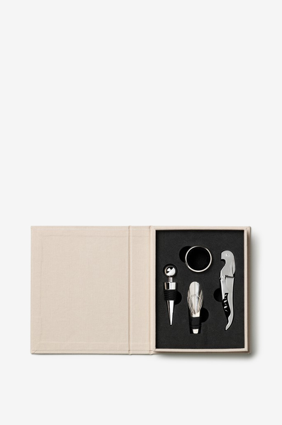 PRINTWORKS Coffret d'accessoires à vin en acier The Essentials - Wine Tools Maison BEIGE 2