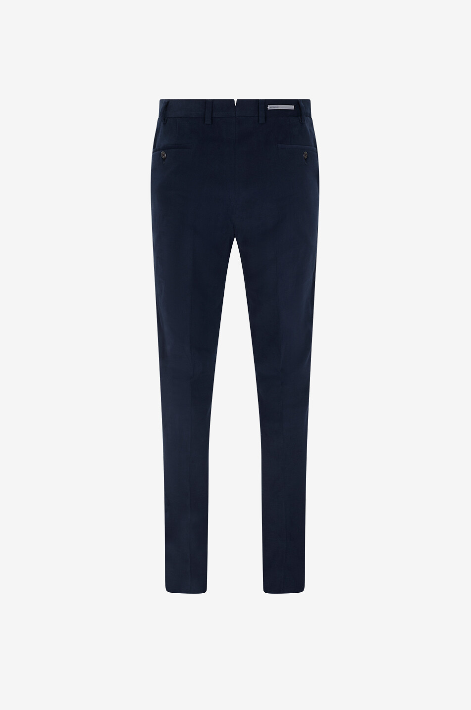 CORNELIANI Classic straight-leg blended cotton twill trousers Men DARK BLUE 2