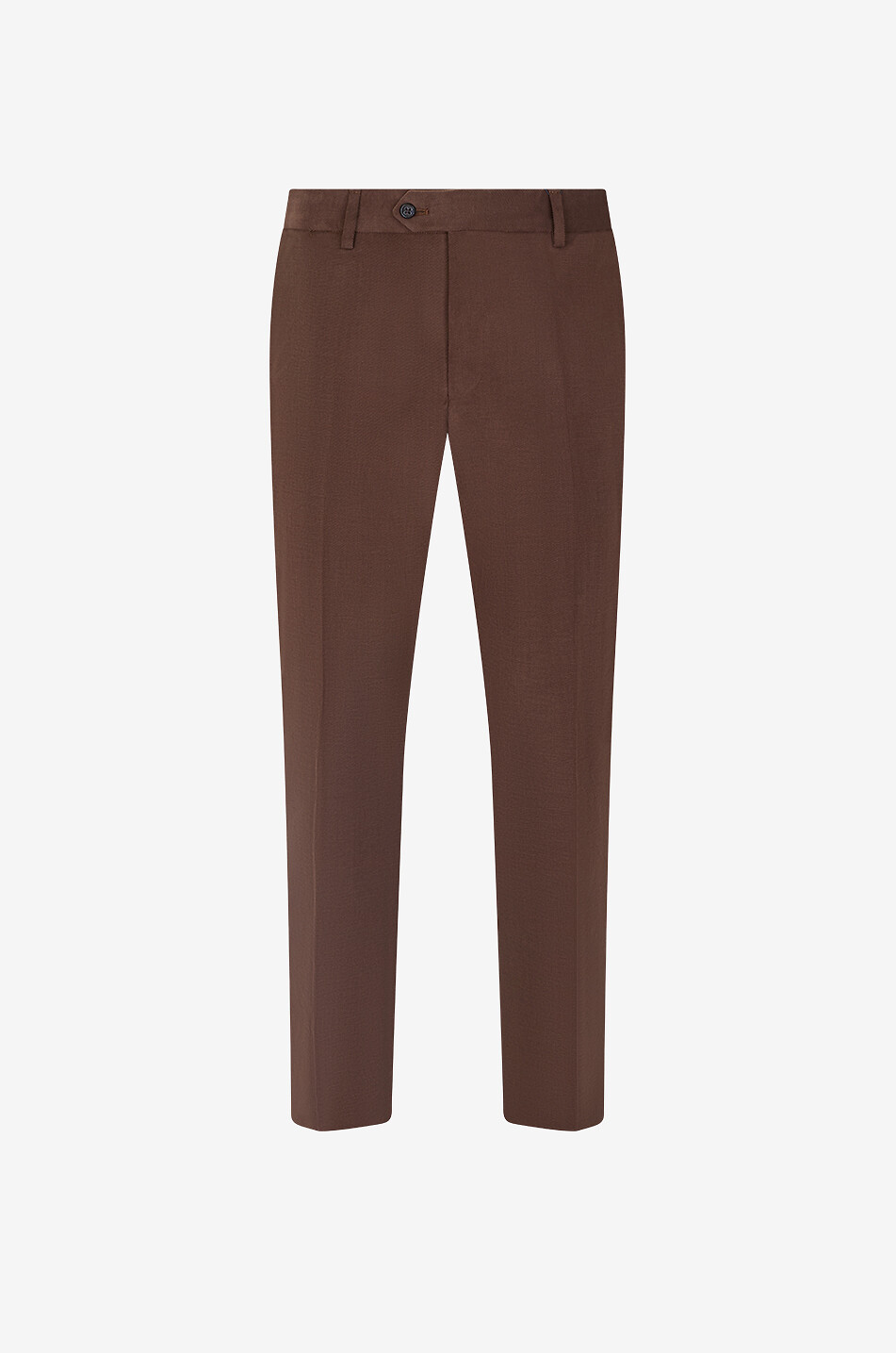 CORNELIANI Classic straight-leg blended cotton twill trousers Men MEDIUM BROWN 1