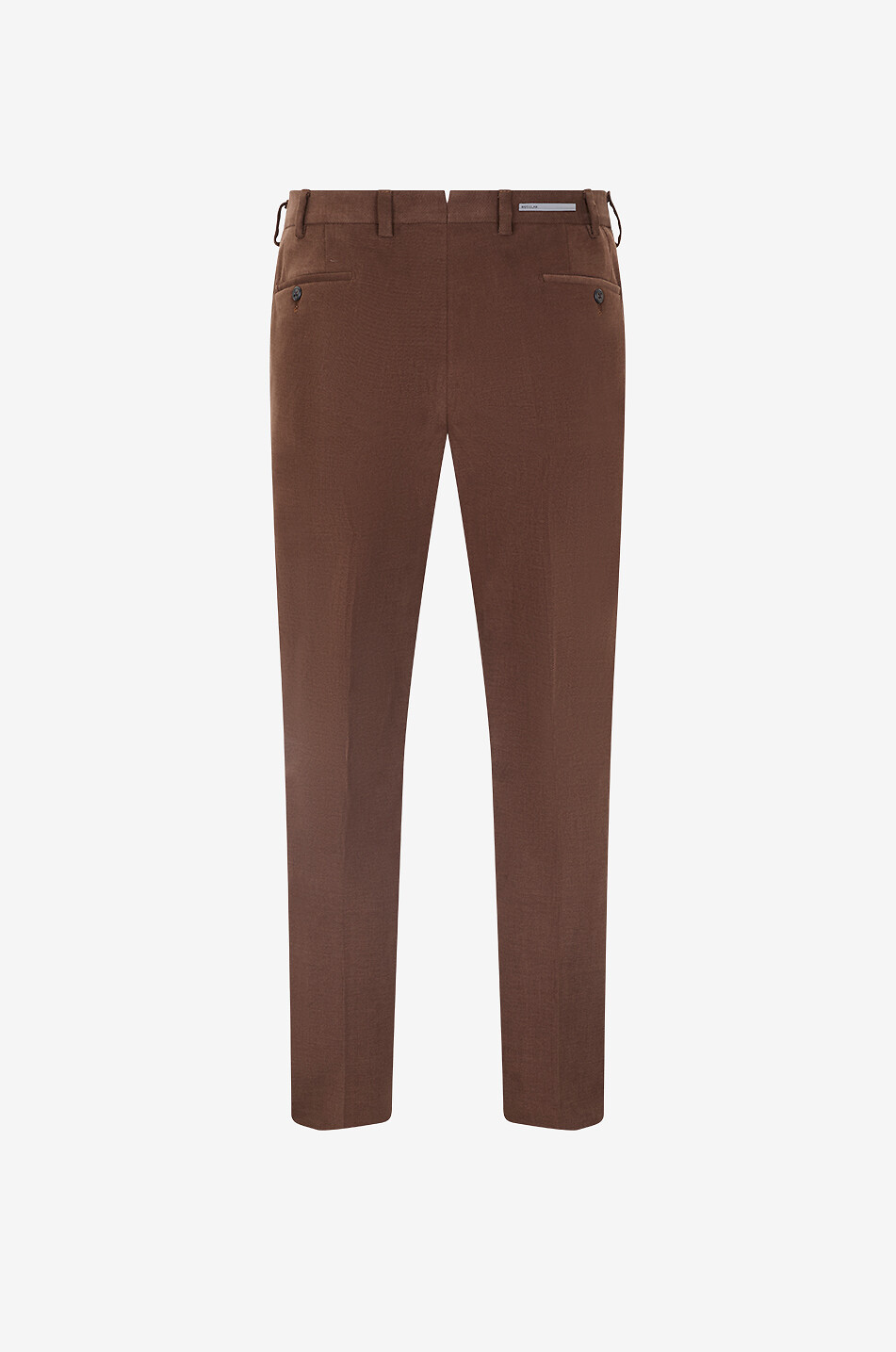 CORNELIANI Classic straight-leg blended cotton twill trousers Men MEDIUM BROWN 2