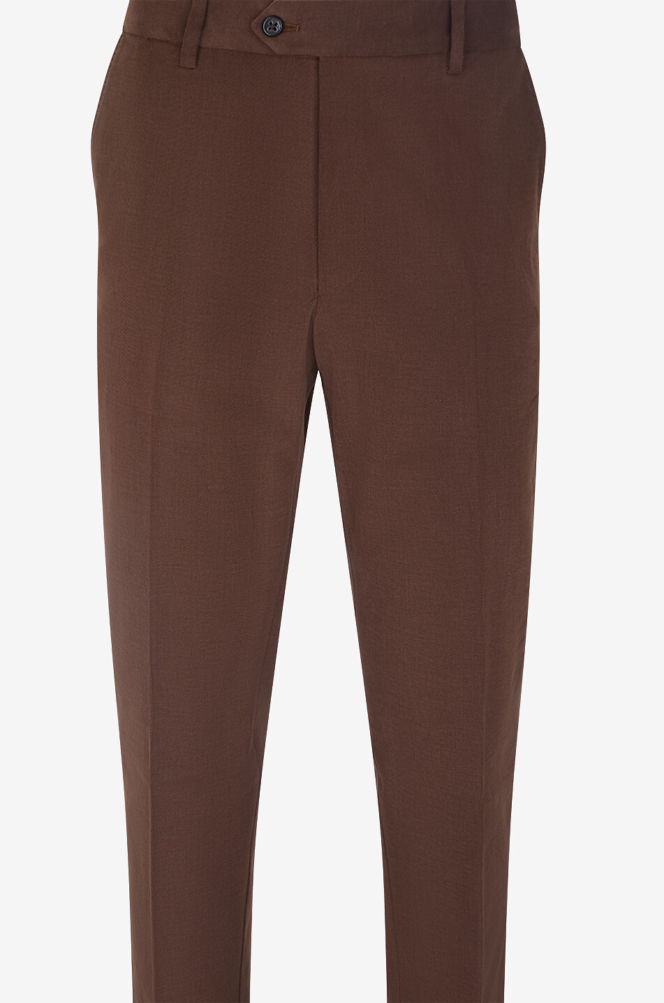 CORNELIANI Classic straight-leg blended cotton twill trousers Men MEDIUM BROWN 3