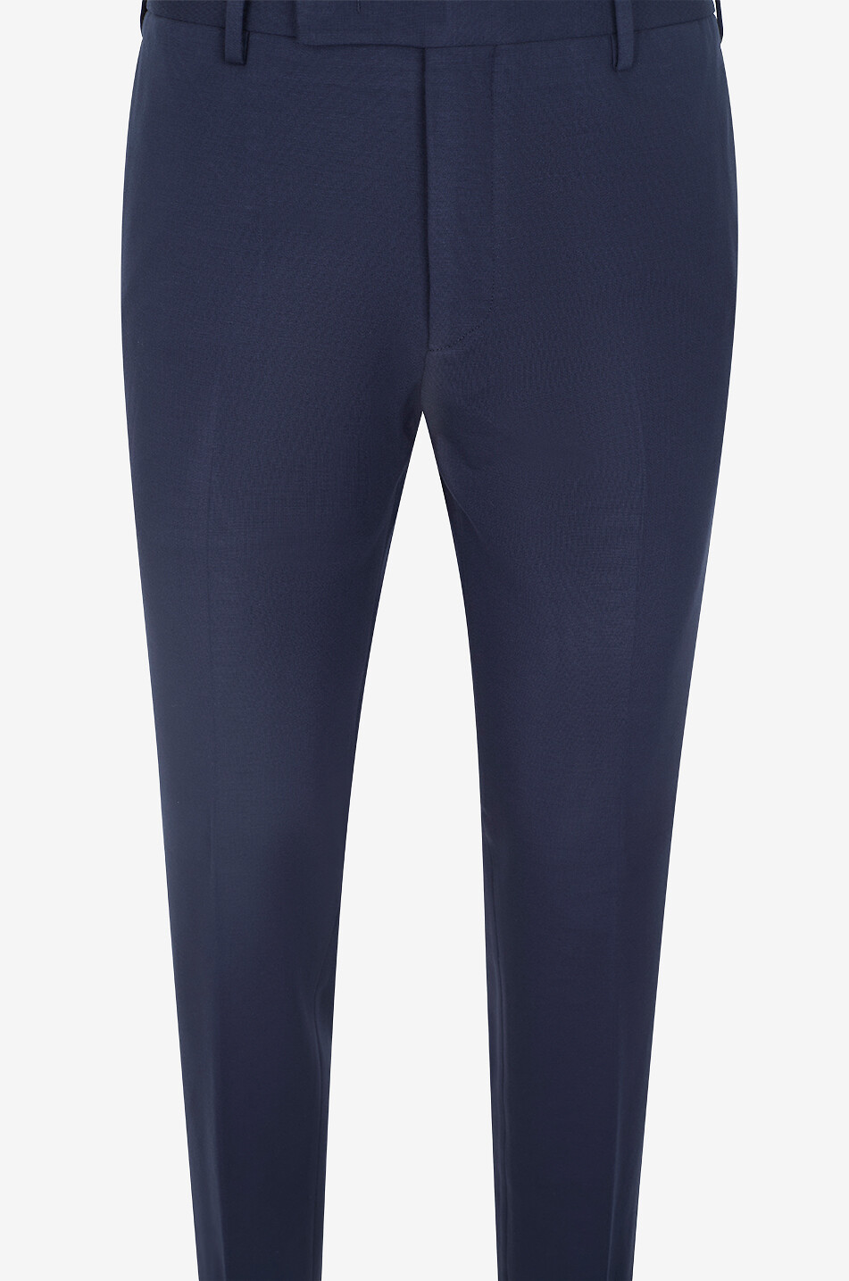 BONGENIE Straight-leg blended viscose trousers Men DARK BLUE 3