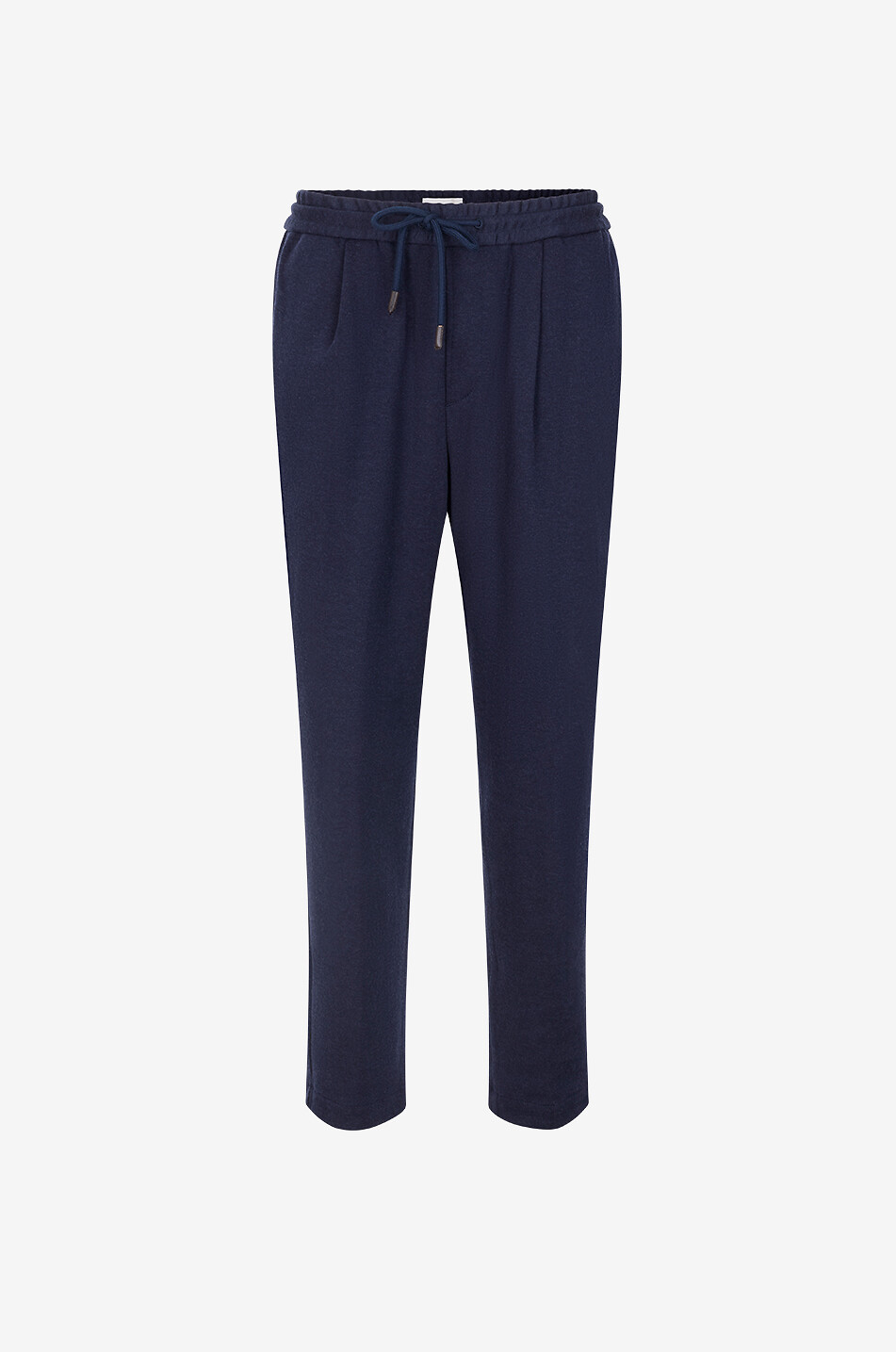 JACOB COHEN Daniel cotton flannel and cashmere joggers Men DARK BLUE 1