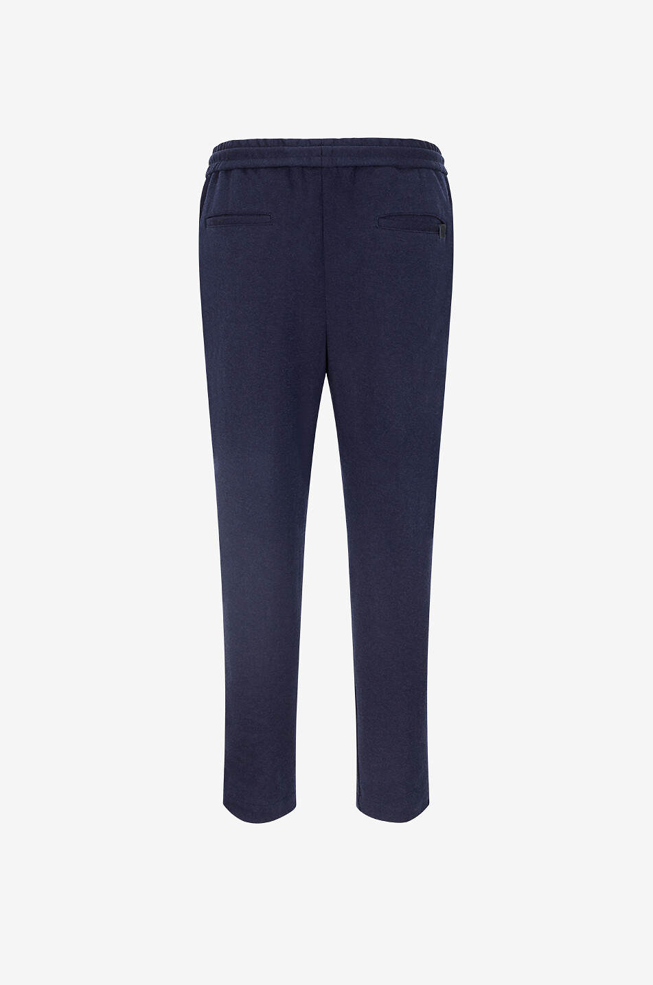 JACOB COHEN Daniel cotton flannel and cashmere joggers Men DARK BLUE 2
