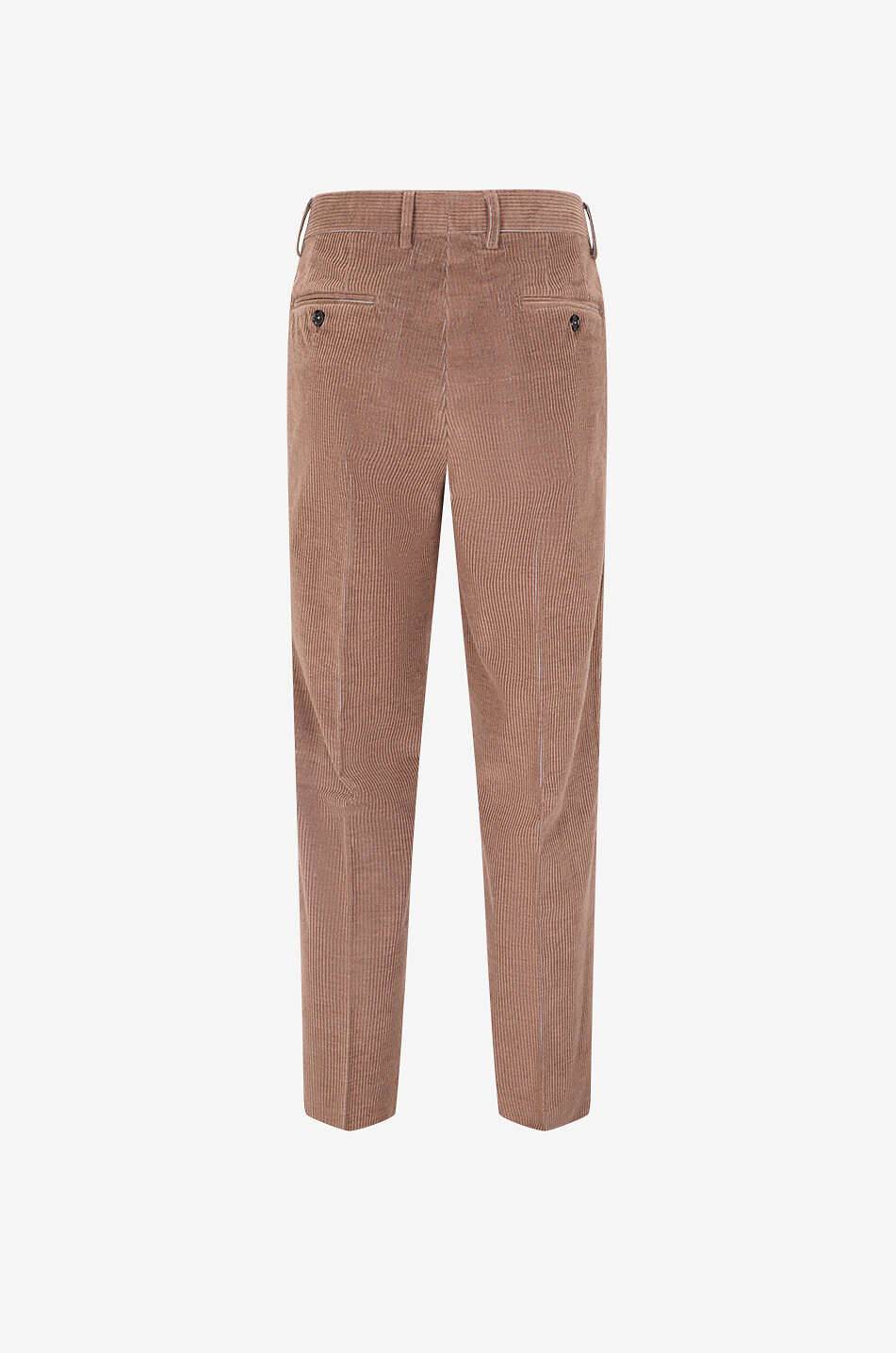 MAURIZIO BALDASSARI Straight-leg mixed cotton corduroy trousers Men COGNAC 2