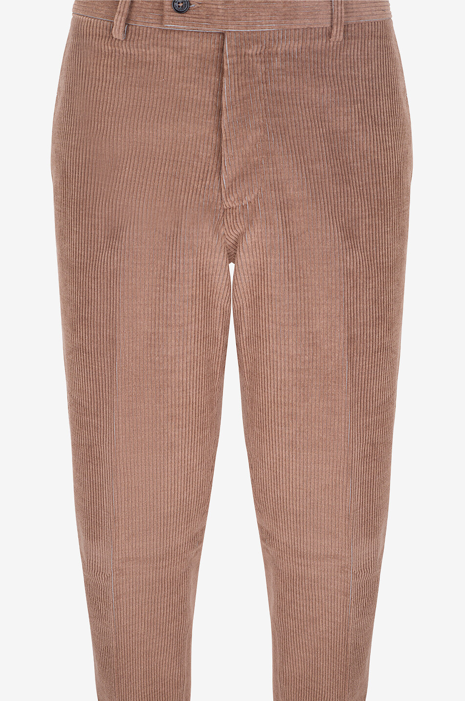 MAURIZIO BALDASSARI Straight-leg mixed cotton corduroy trousers Men COGNAC 3