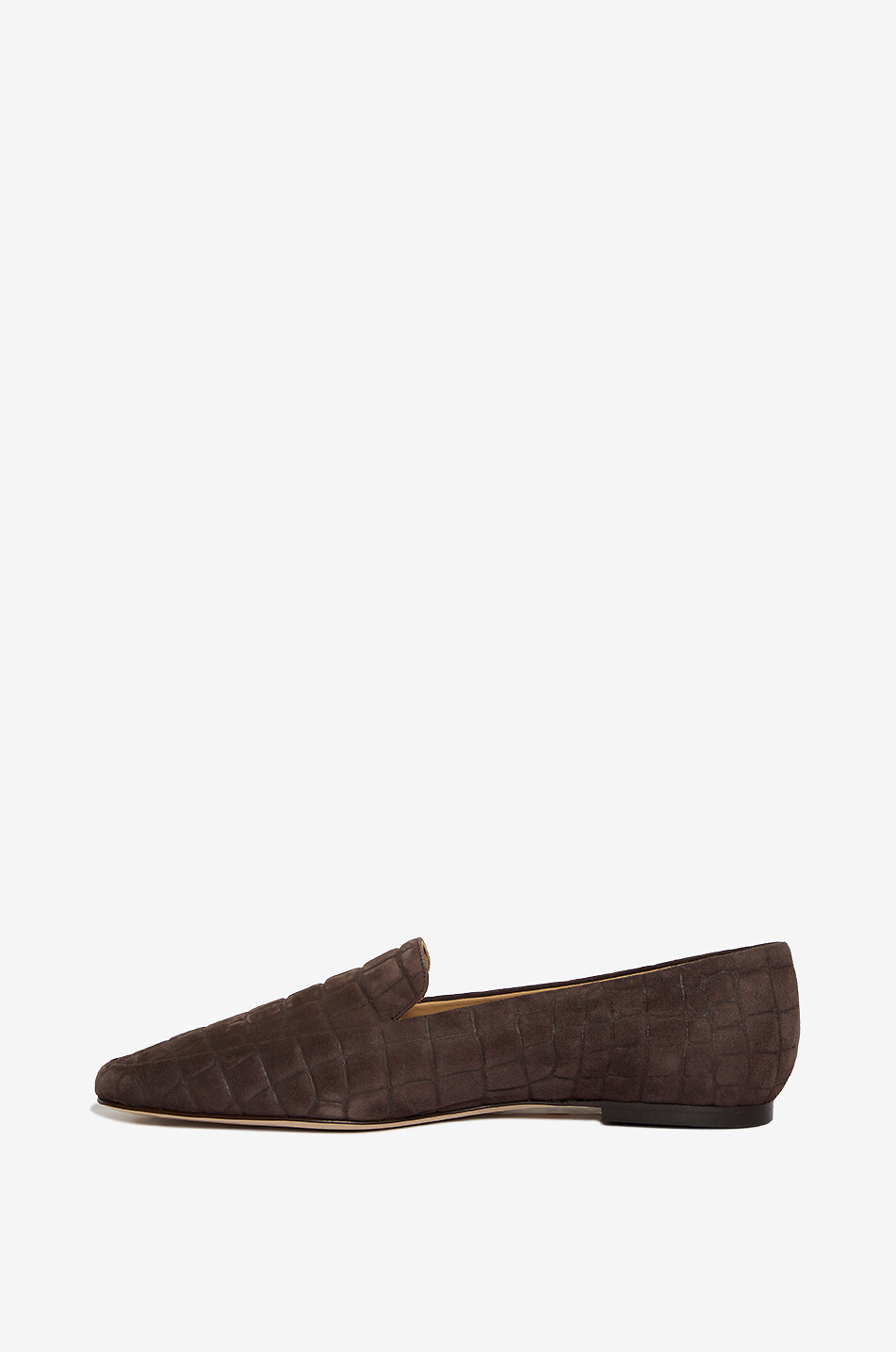ARTEANA Flache Mokassins aus Veloursleder mit Tiermuster Verona Damen DUNKELBRAUN 3